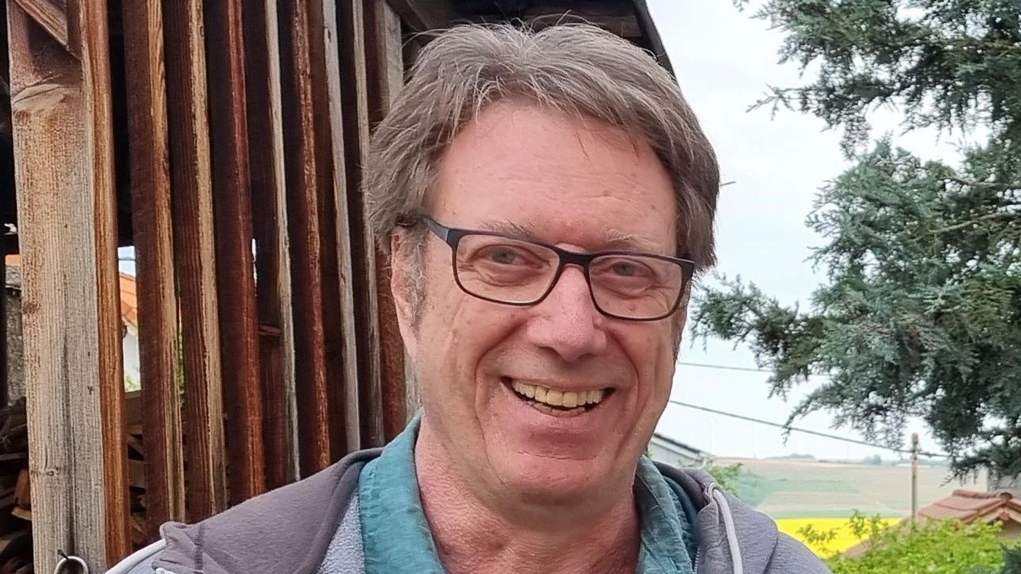 Das Bild zeigt Michael Neumann, Vorsitzender „Bürgergemeinschaft Rathenauplatz“.
