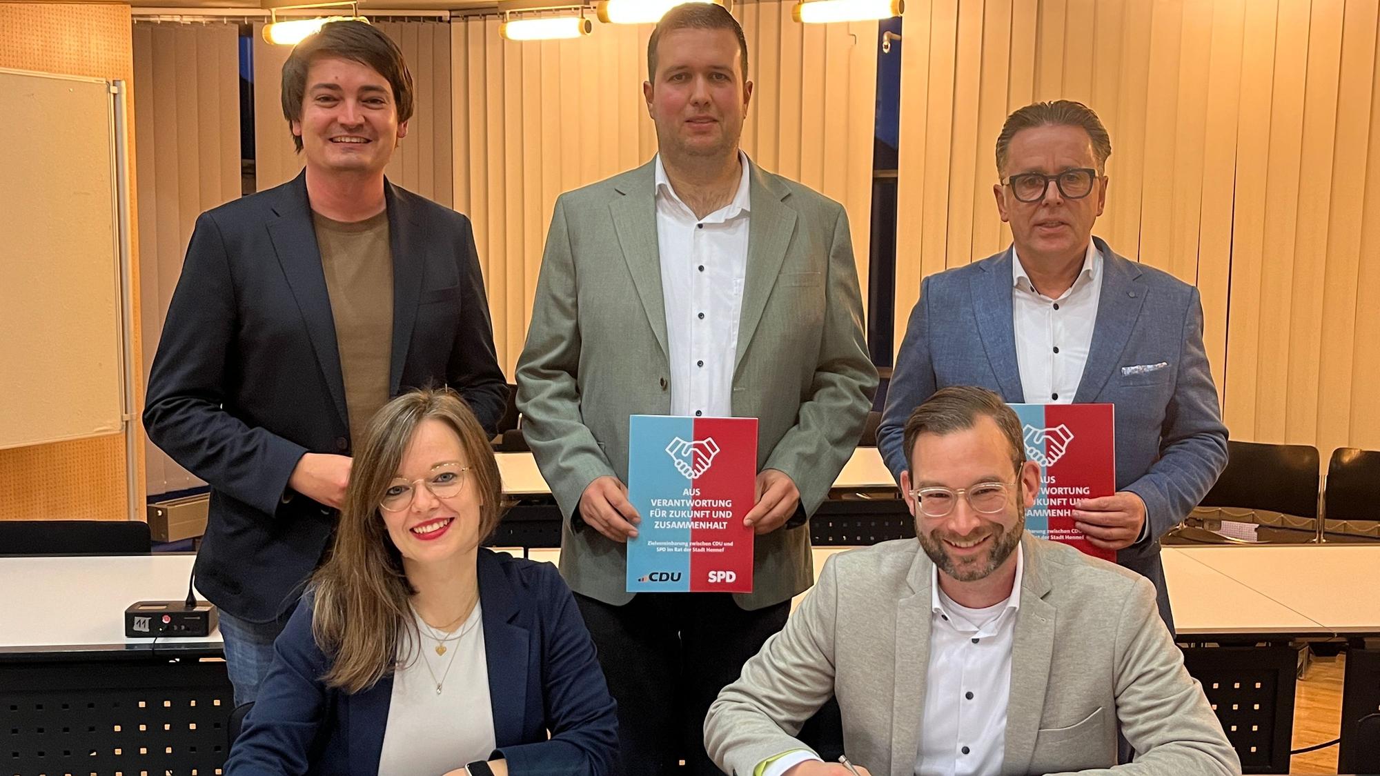 SPD und CDU haben für die kommenden Jahre eine Zielvereinbarung für die Zusammenarbeit im Stadtrat unterschrieben.