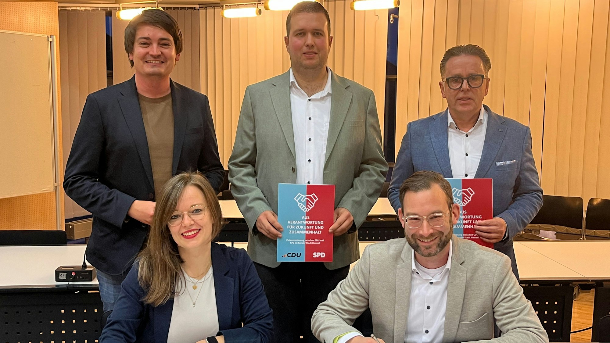 SPD und CDU haben für die kommenden Jahre eine Zielvereinbarung für die Zusammenarbeit im Stadtrat unterschrieben.