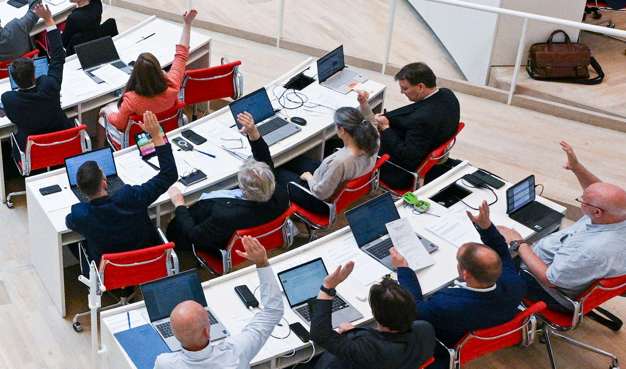 Die Koalition von SPD und BSW in Brandenburg ist in einer Krise - in der BSW-Fraktion rumort es. (Archivbild)