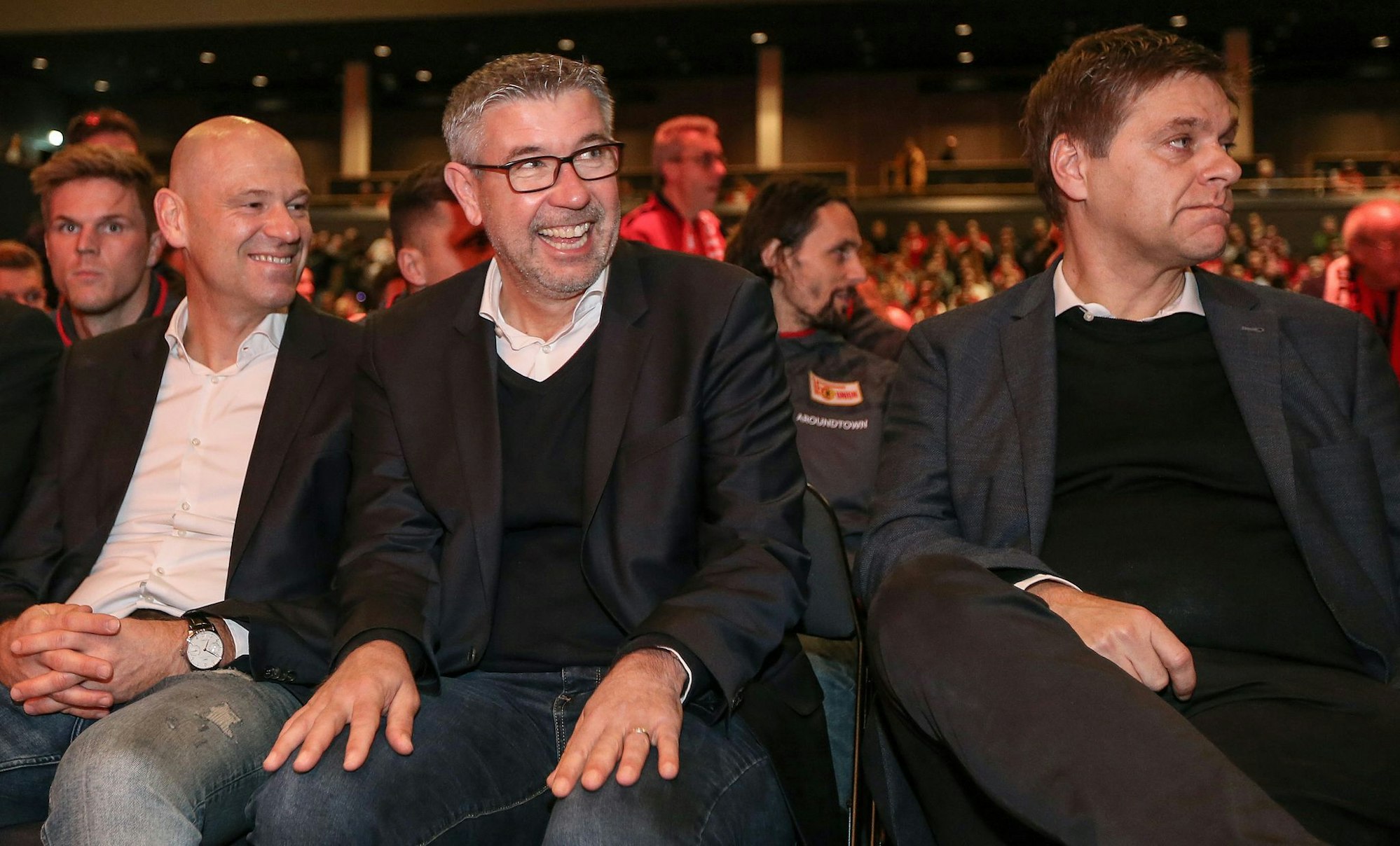 Fischer (M.) und Ruhnert (r.) prägten den Club.