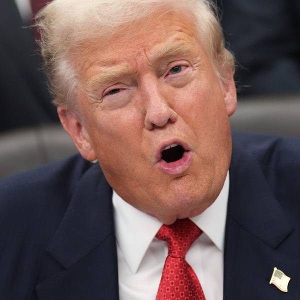 US-Präsident Donald Trump im Weißen Haus. Die US-Regierung hat vier europäische „Antifa-Gruppen“ auf die Terrorliste gesetzt. (Archivbild)