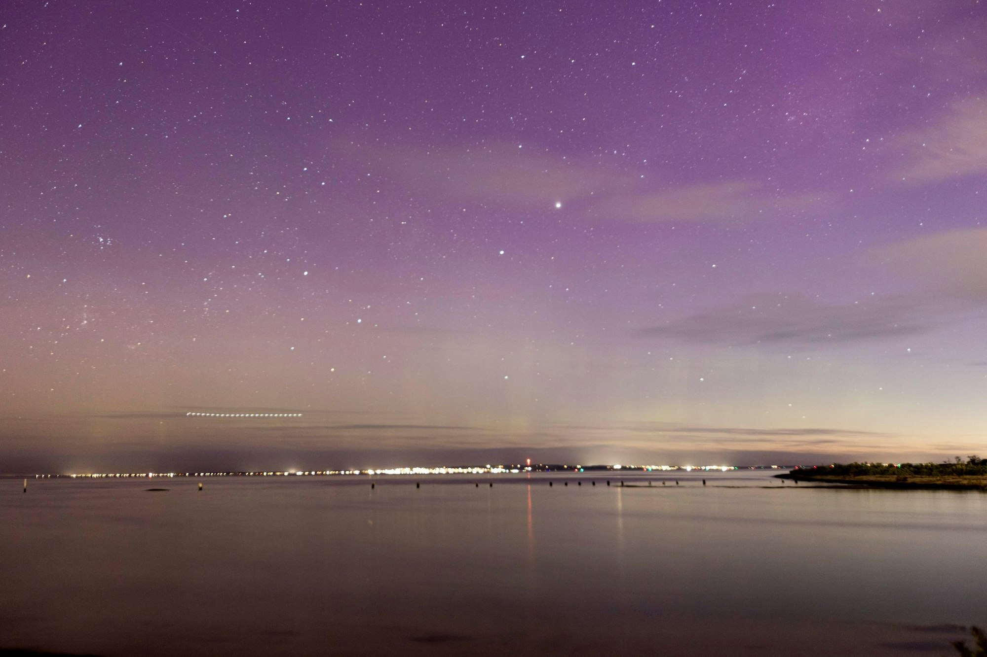 Die Aurora Australis begeisterte Menschen in Australien und Neuseeland.