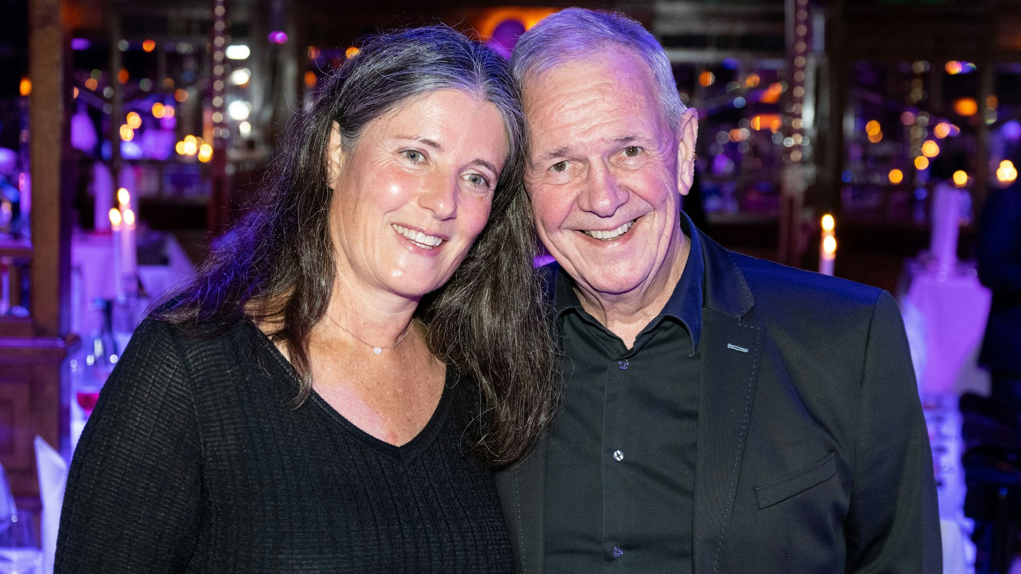 Moderator Fritz Egner und seine Frau Katrin.