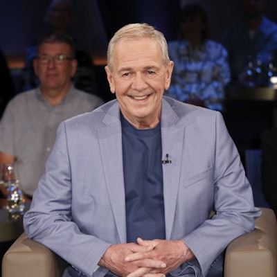 Fritz Egner bei einem Auftritt in der „NDR Talk Show“.