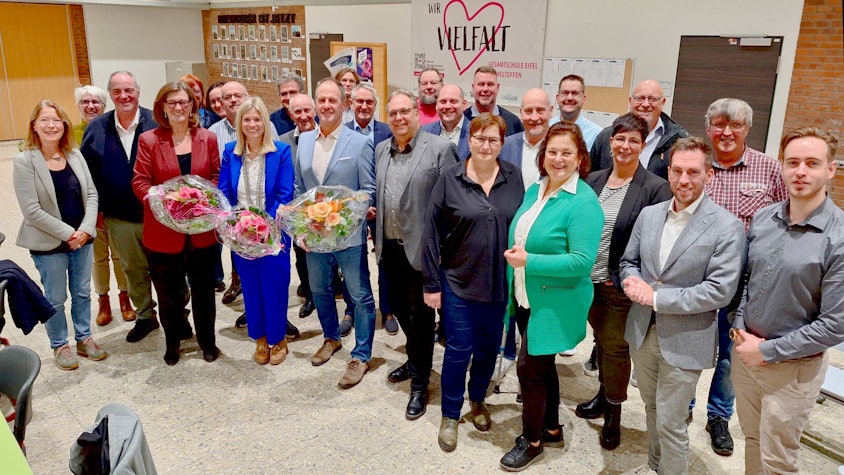 Das Gruppenfoto zeigte alle Mitglieder des neuen Gemeinderates von Blankenheim mitsamt der Bürgermeisterin.