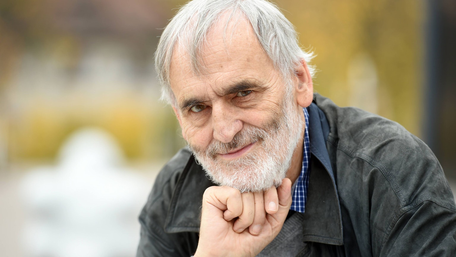 Der Komponist Helmut Lachenmann, 2015.