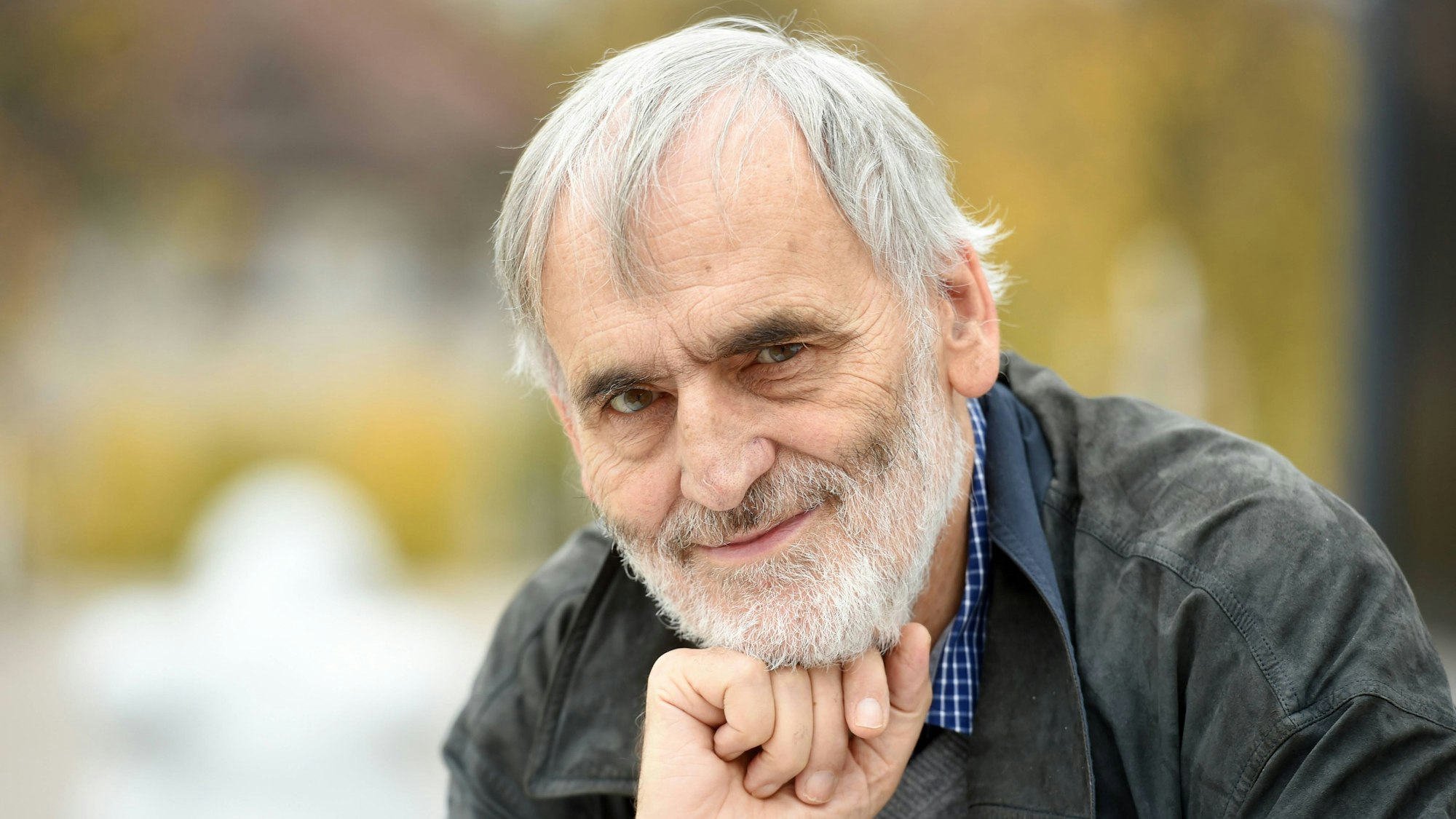 Der Komponist Helmut Lachenmann, 2015.