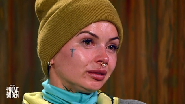 Sie habe „nichts zu verbergen“, erklärt Edith Stehfest bei „Das große Promi-Büßen“. (Bild: Joyn)