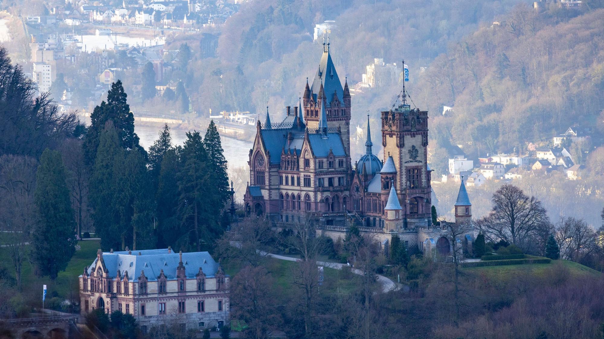 Schloss Drachenburg in Königswinter im Siebengebirge.