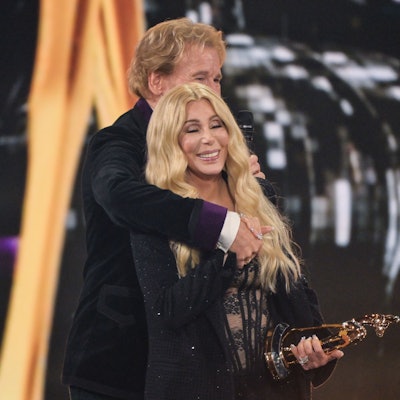 Thomas Gottschalk und Cher bei der 77. Bambi-Verleihung.