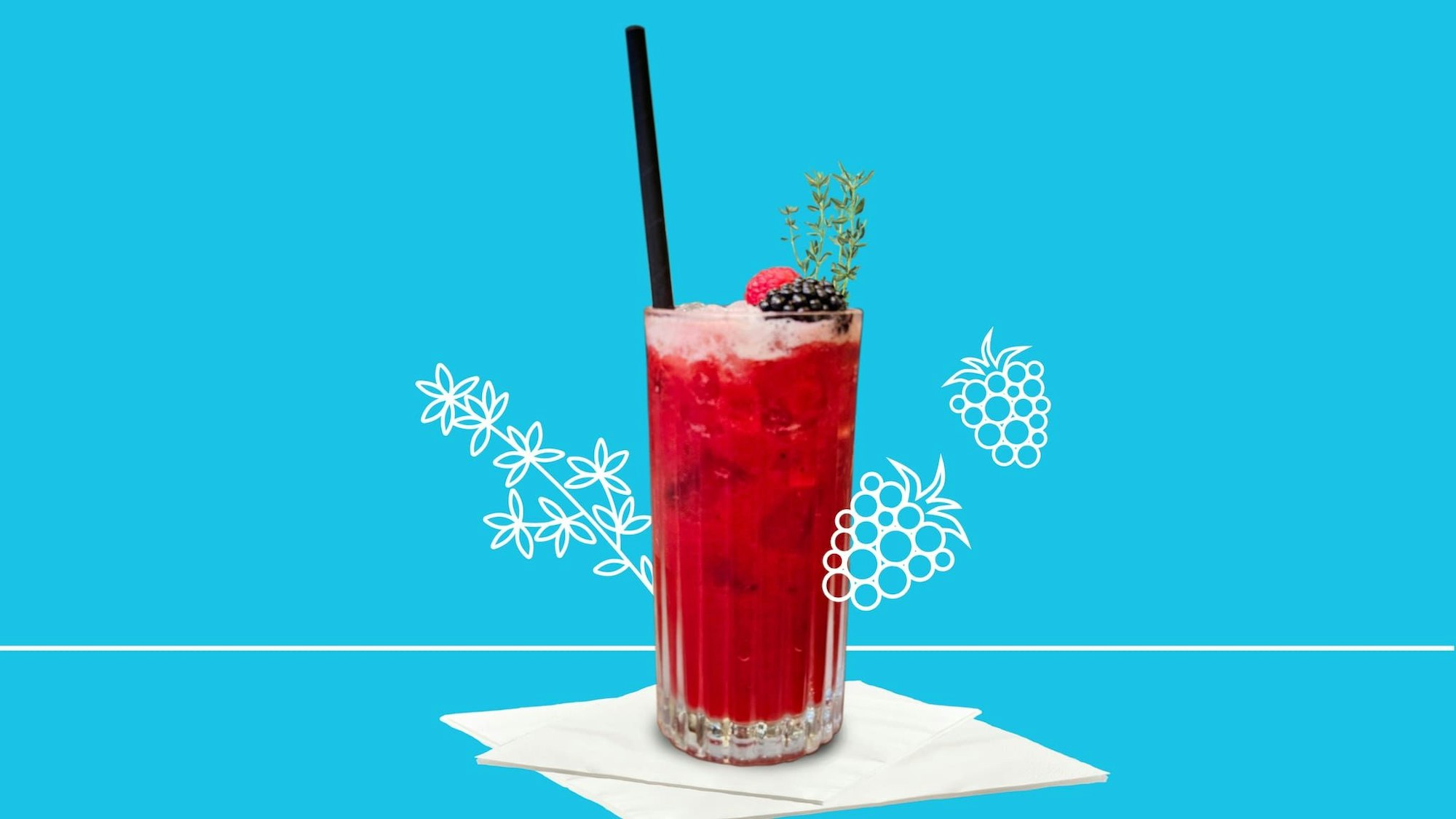 Kochen Raspberry Thyme Smash.