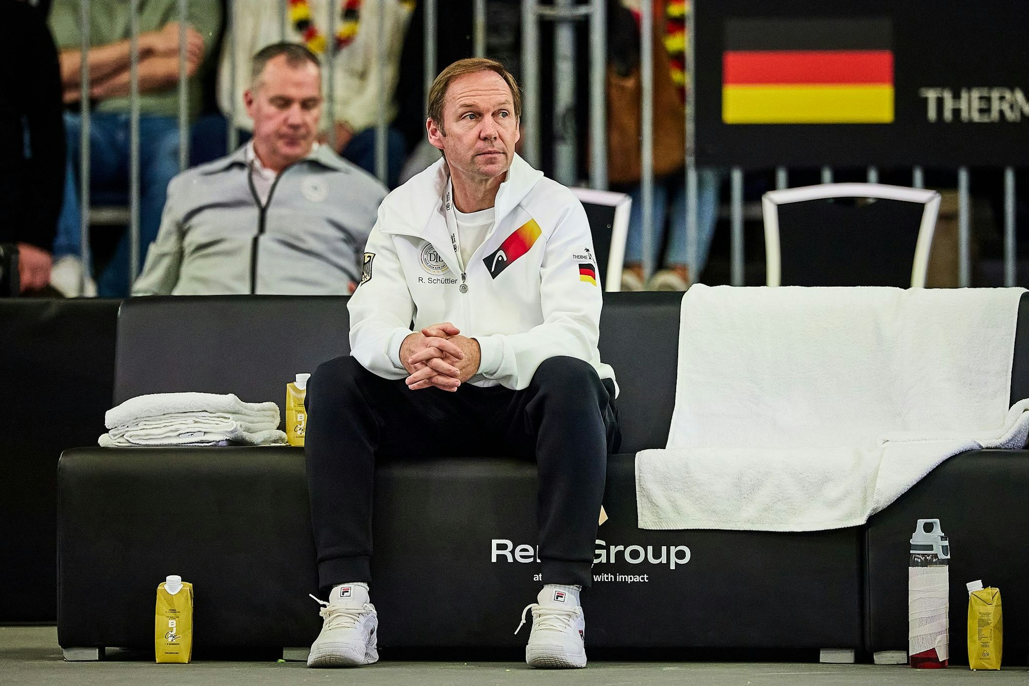 Tennis-Teamchef Rainer Schüttler bei den Playoffs in Ismaning.
