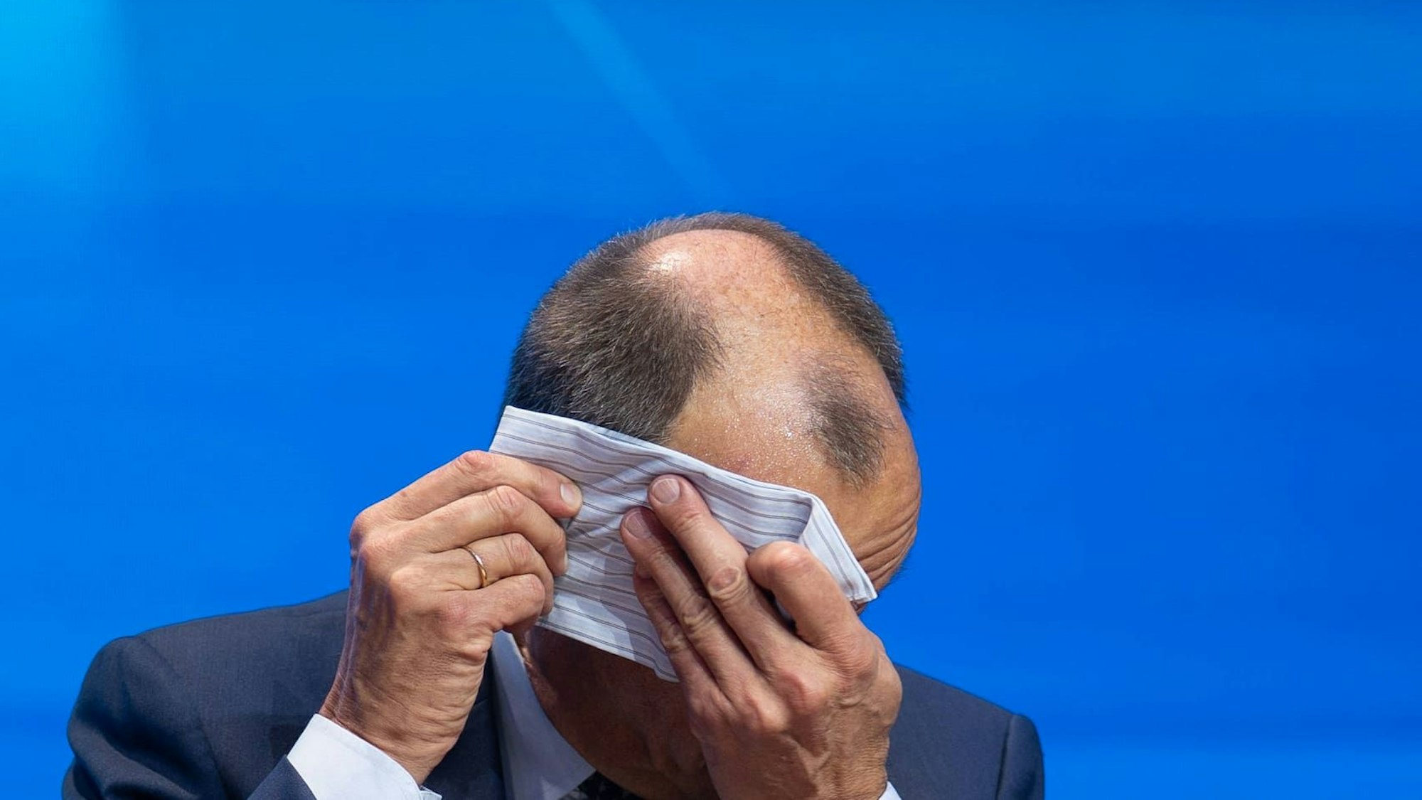 Der Auftritt beim „Deutschlandtag“ der Jungen Union lief für Friedrich Merz nicht gerade ideal.