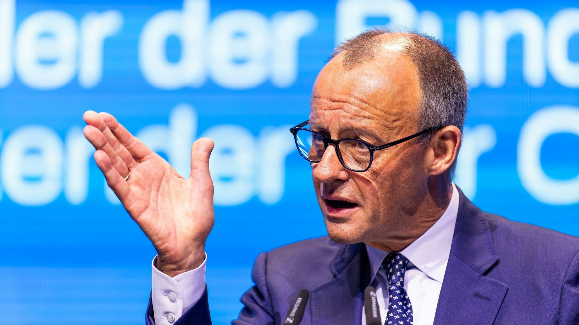 Redete dem Parteinachwuchs nicht gerade nach dem Mund: Bundeskanzler Friedrich Merz (CDU).