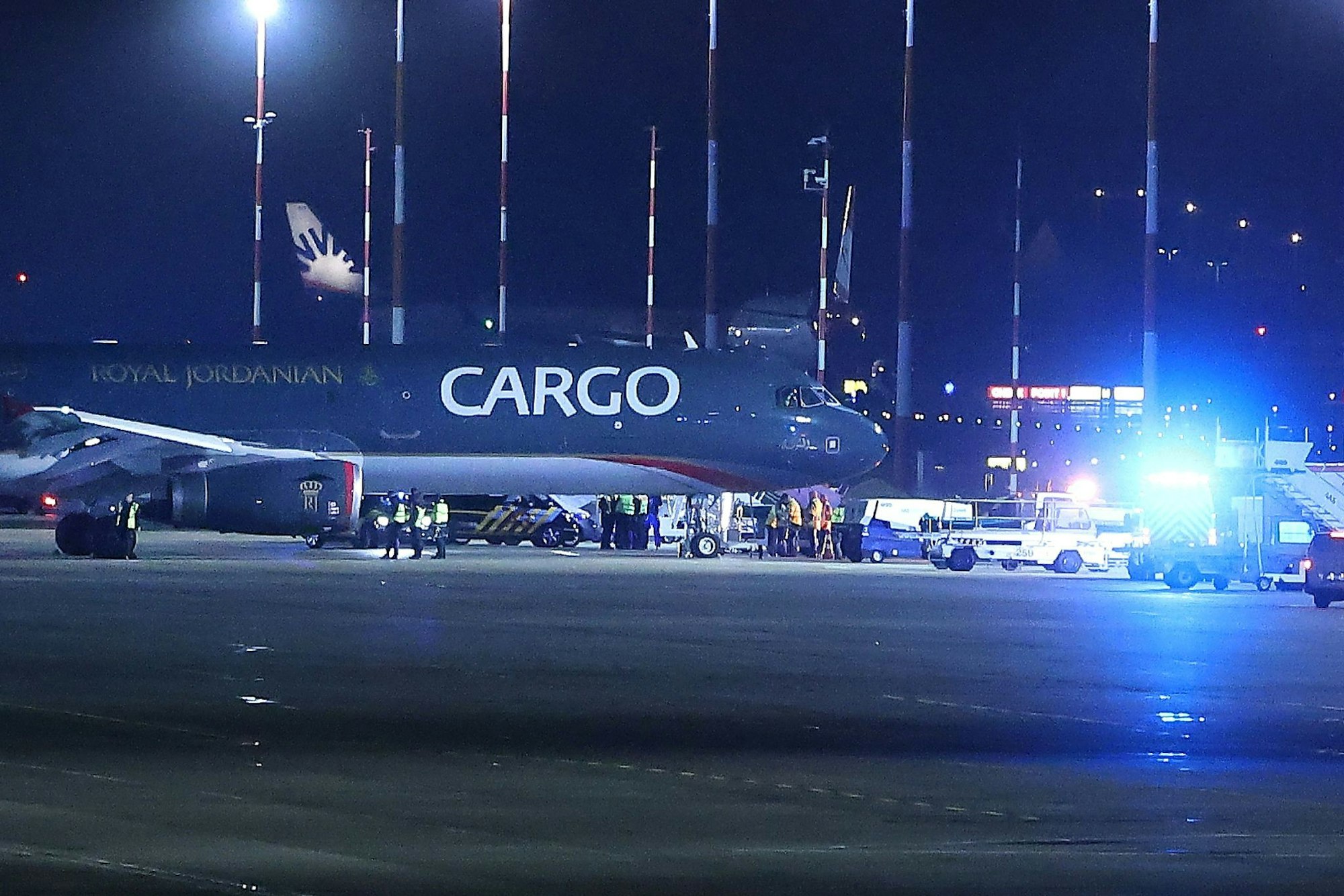 Die Maschine war auf dem Weg von Maastricht in den Niederlanden nach Amman in Jordanien.