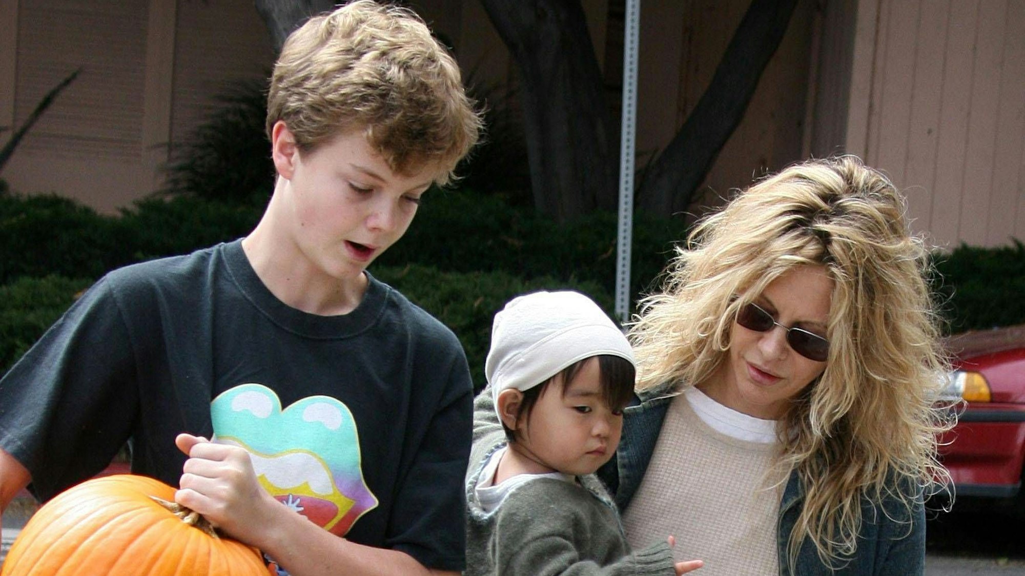 Meg Ryan mit ihren Kindern Jack und Daisy.