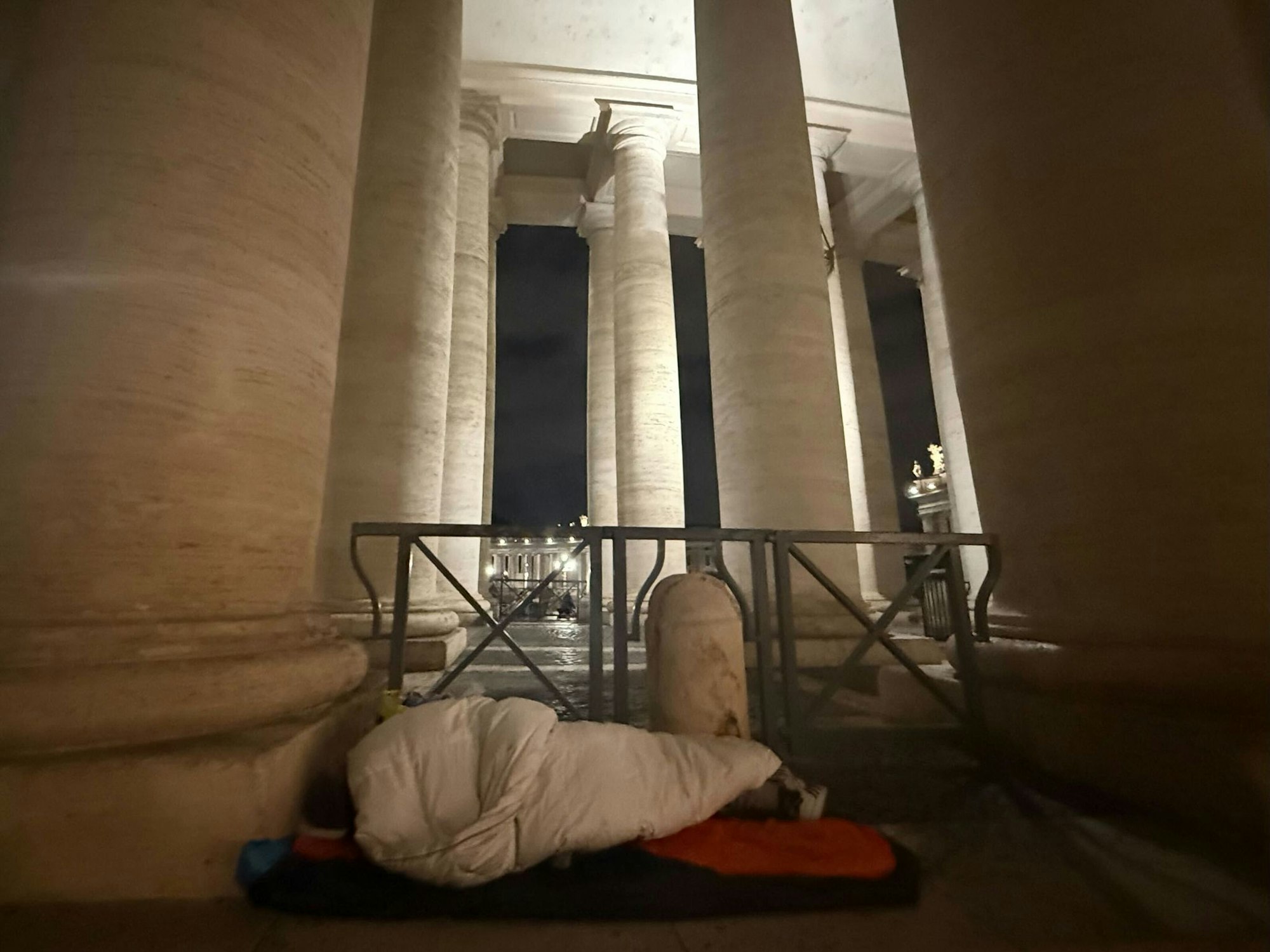 Auch dicke Schlafsäcke reichen jetzt nicht wirklich aus.