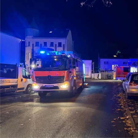 Feuerwehreinsatz in einem Wohnheim in Bad Godesberg.