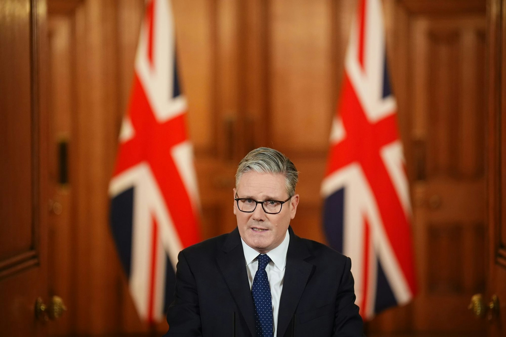 Die britische Regierung von Keir Starmer kündigt eine weitreichende Asylreform an. (Archivbild)