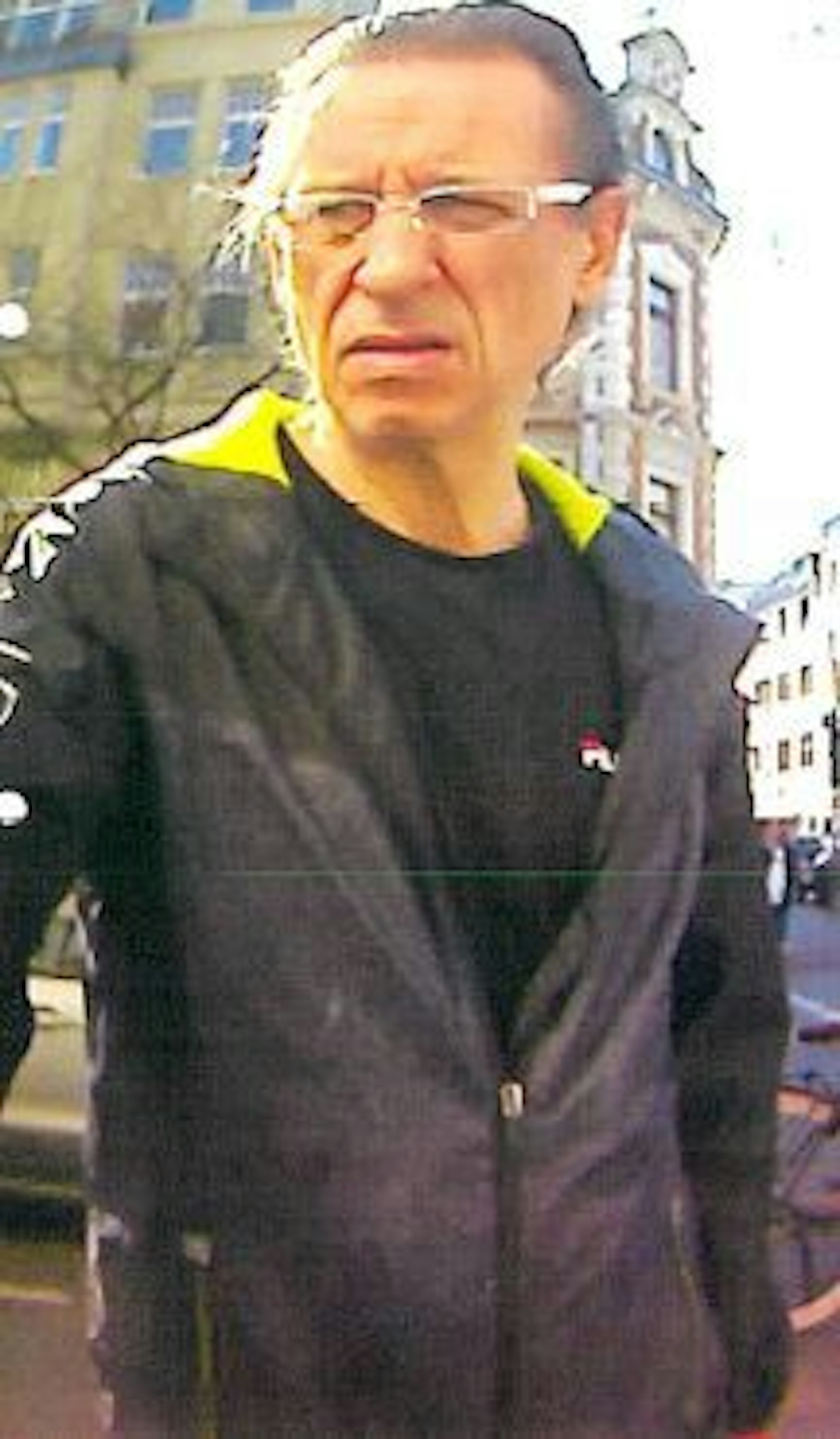 Der Tatverdächtige, aufgenommen von einer Überwachungskamera