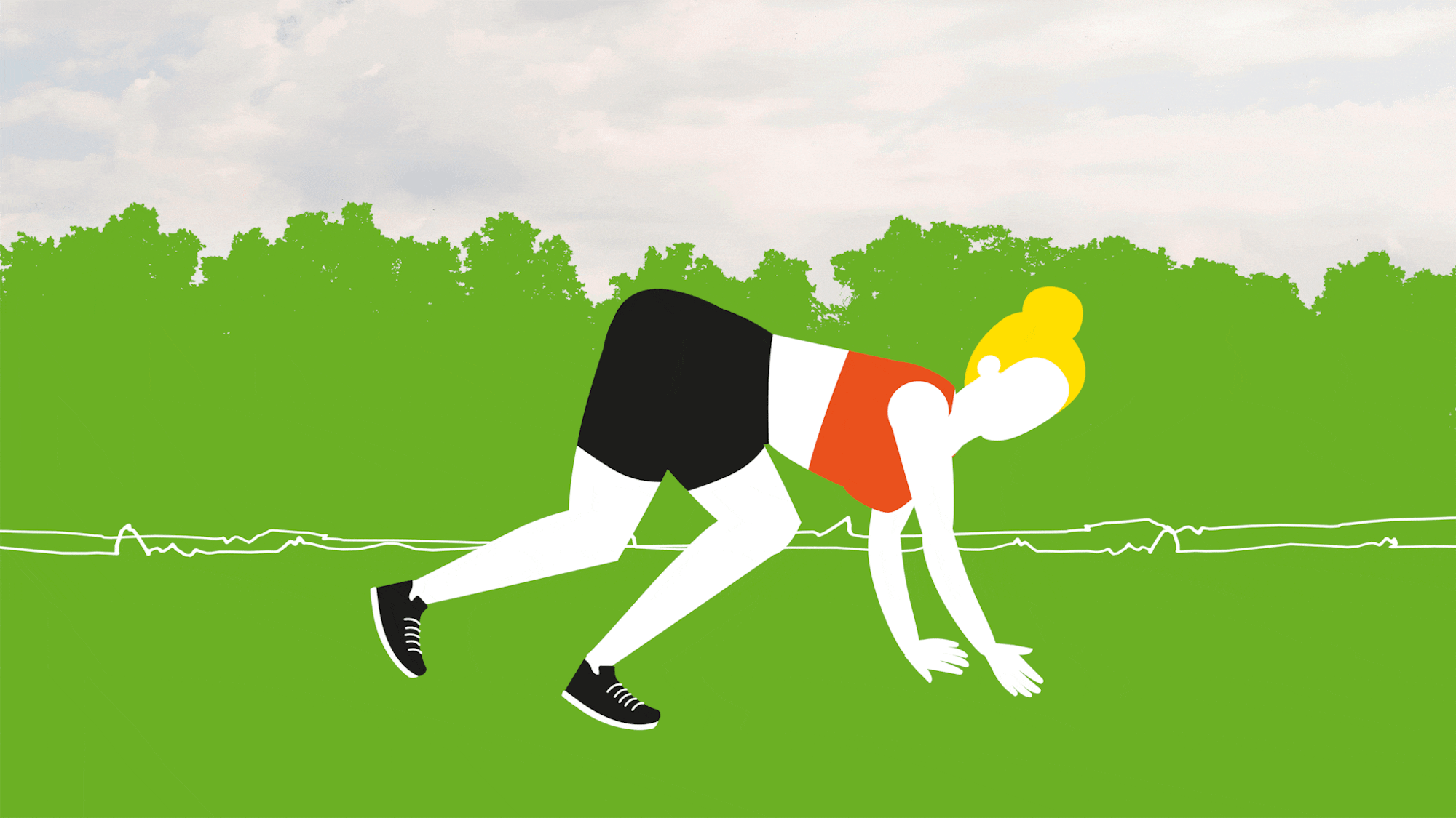 Beim Fitnesstrend Quadrobics bewegt man sich auf allen Vieren fort. Dabei werden manchmal Tiermasken getragen.