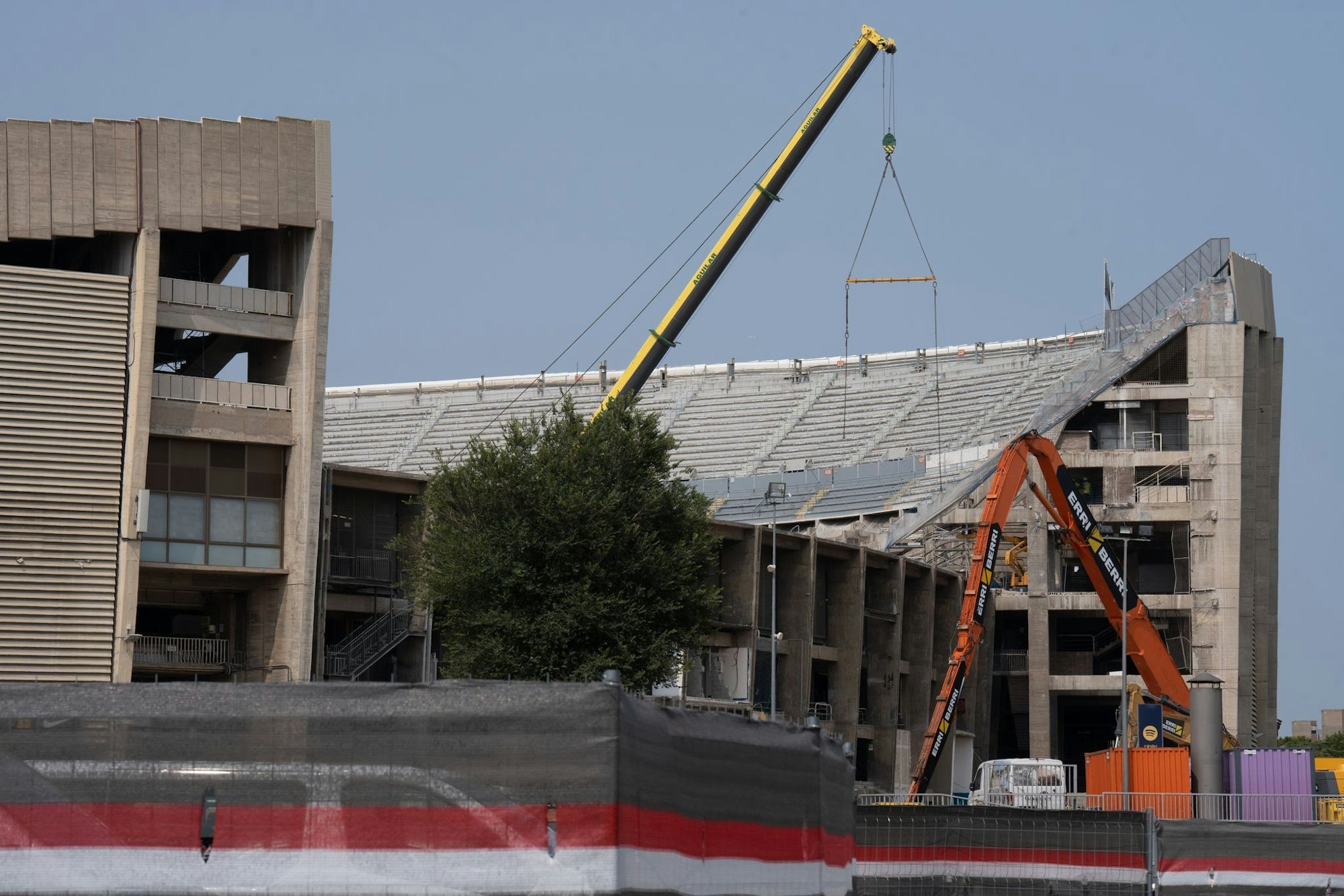 Das Stadion wird seit zweieinhalb Jahren renoviert. (Archivfoto)