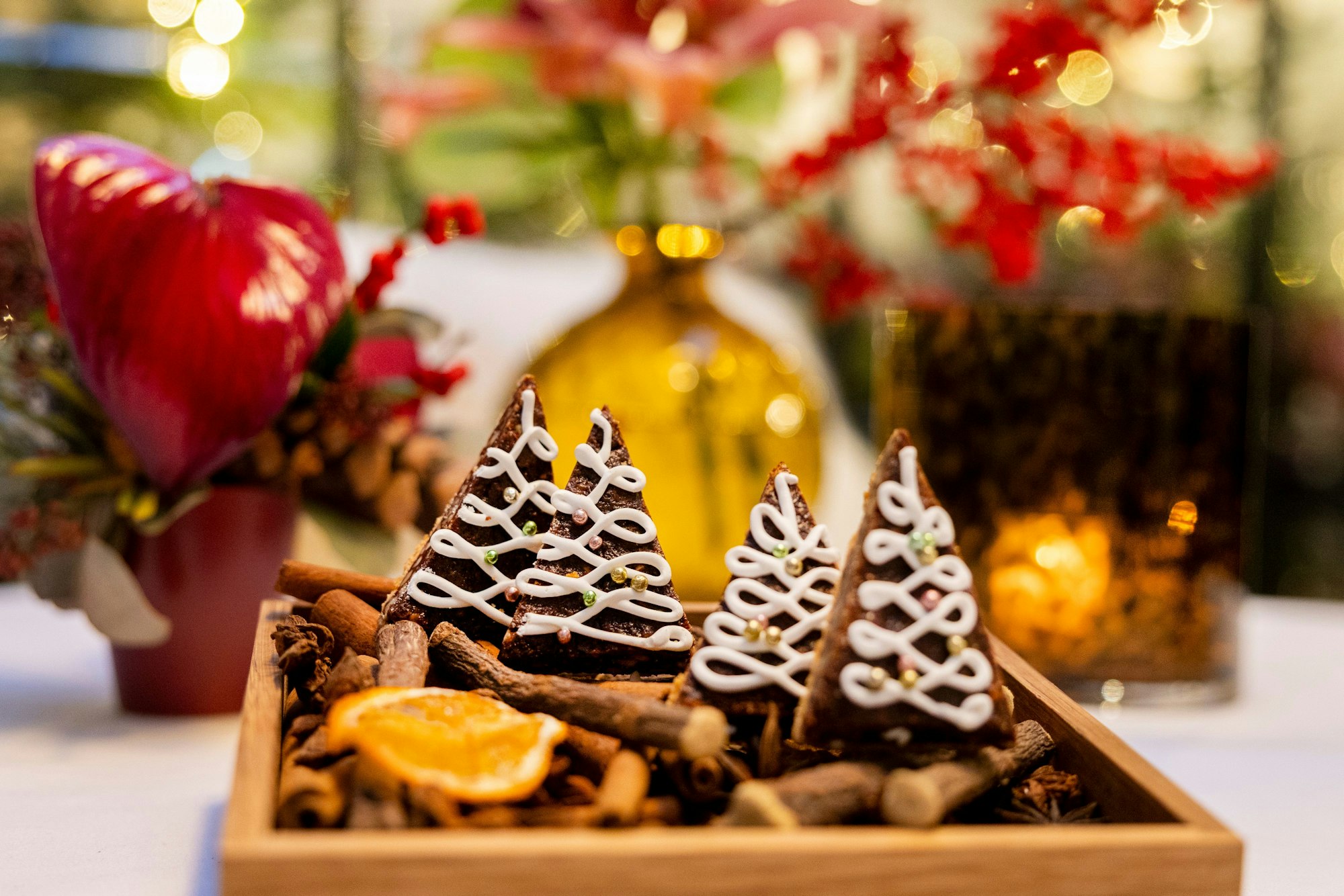 Weihnachtsbaum-Ecken