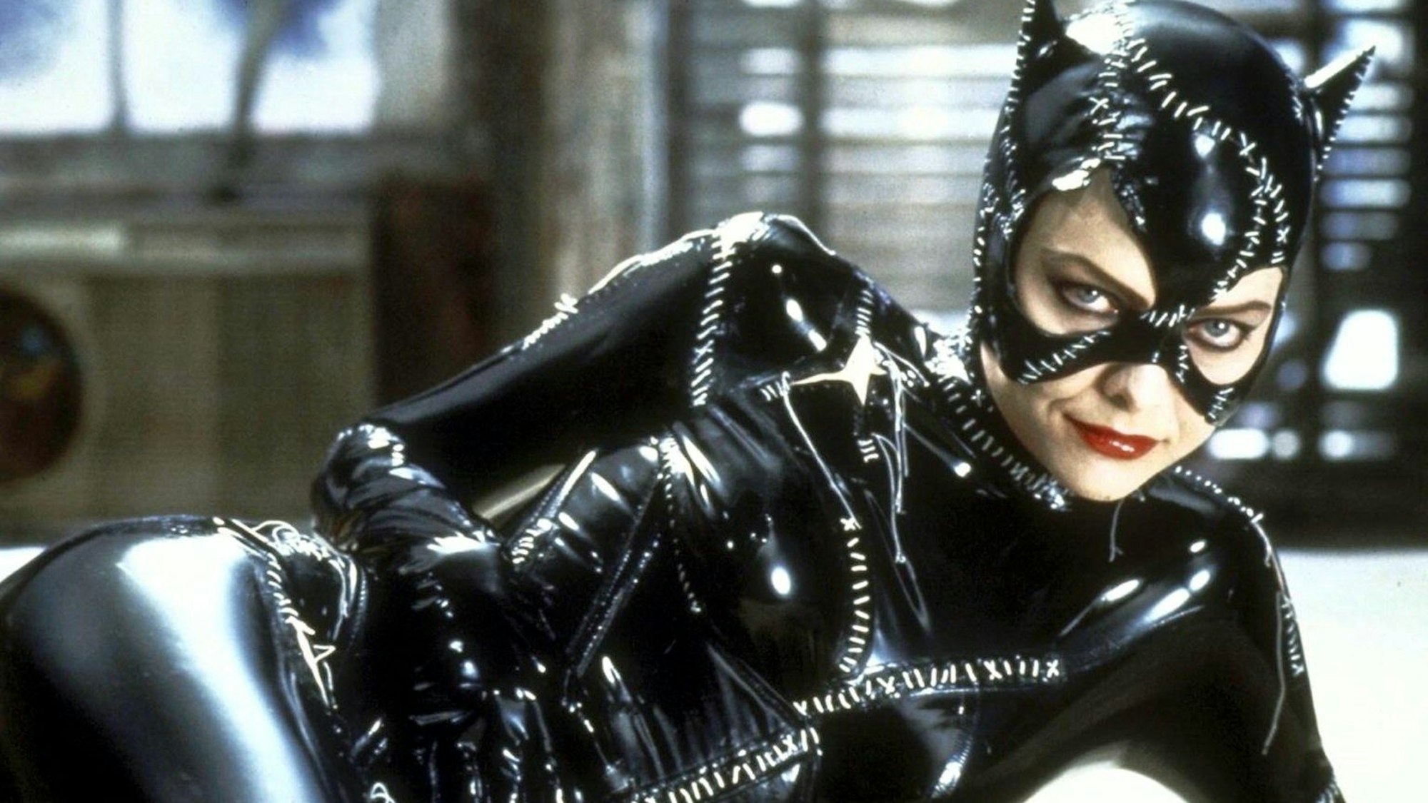 Michelle Pfeiffer als Catwoman in „Batmans Rückkehr“.
