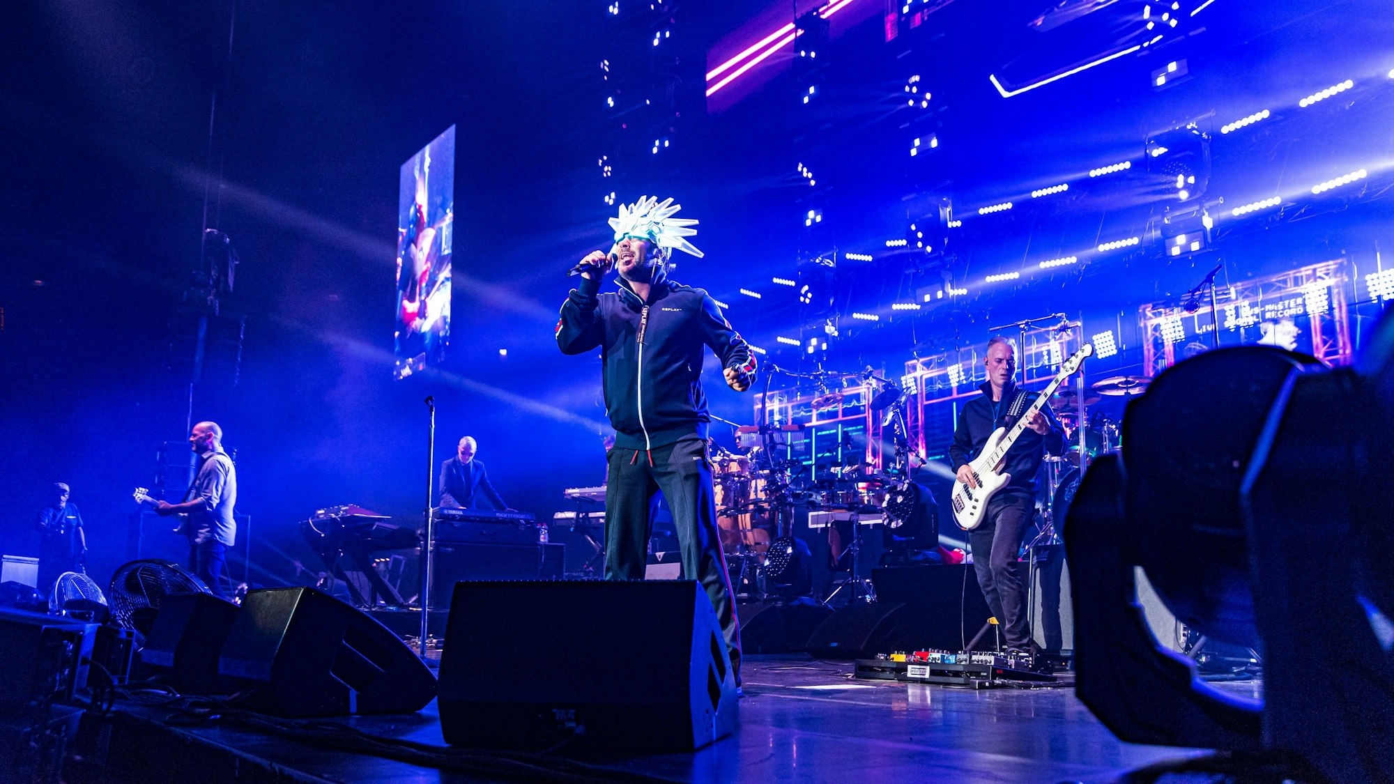 Jamiroquai bei seinem Konzert in Köln 2019.