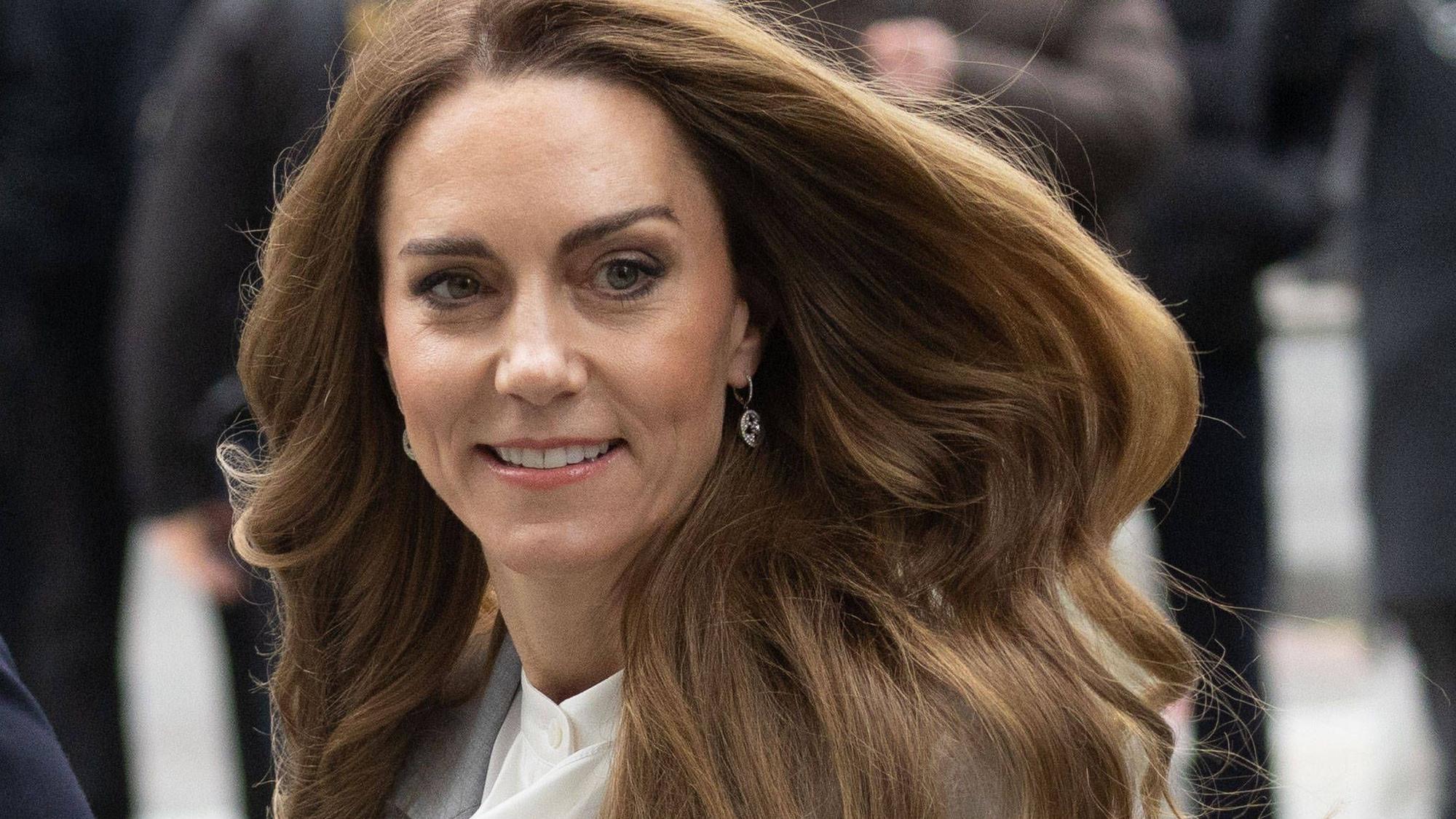 Prinzessin Kate posiert.