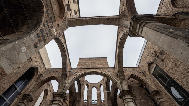 14.11.2021, Köln: Kirchenruine Alt St. Alban. Viaculturalis. Foto: Uwe Weiser