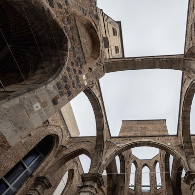 14.11.2021, Köln: Kirchenruine Alt St. Alban. Viaculturalis. Foto: Uwe Weiser