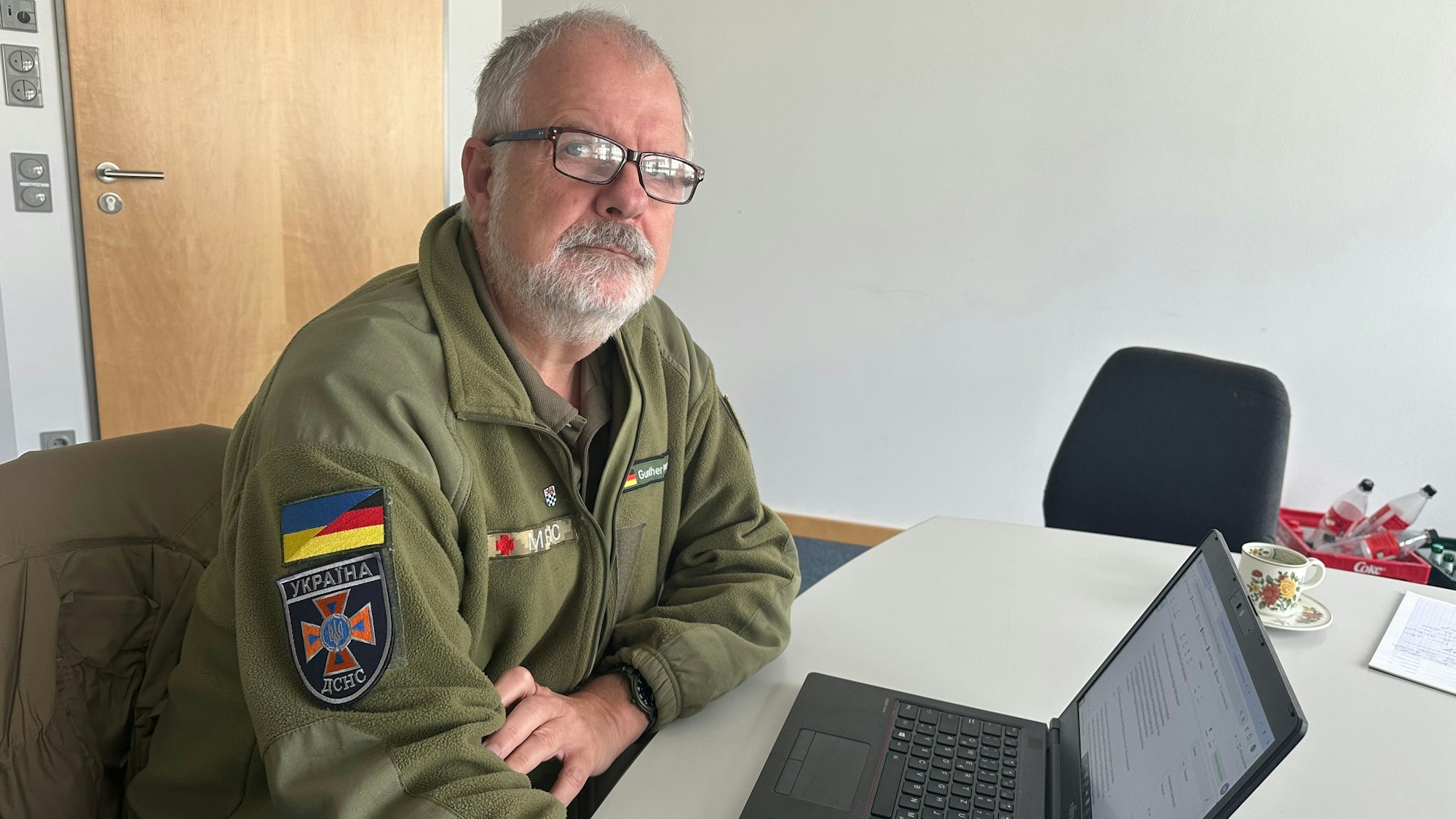 Der Verein Sankt Augustin and friends hilft unterstützt die Menschen in der Ukraine, Vereinsvorsitzender und Gründungsmitglied Gunther Maassen