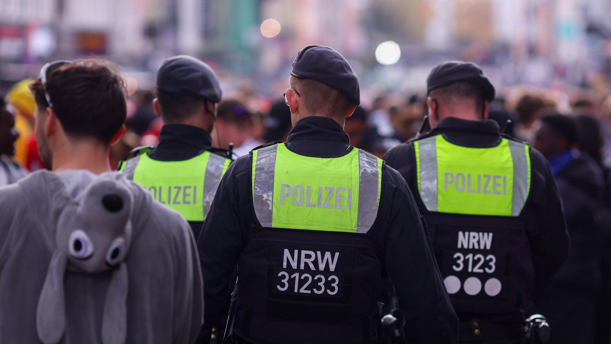 Die Polizei war mit über 1000 Beamten am 11.11. im Einsatz.