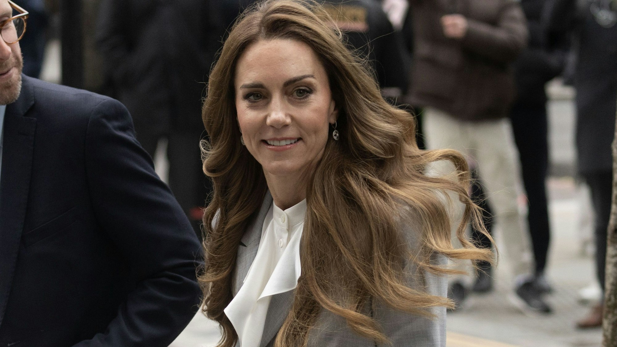 Prinzessin Kate bei ihrem Termin im Salesforce Tower in London.