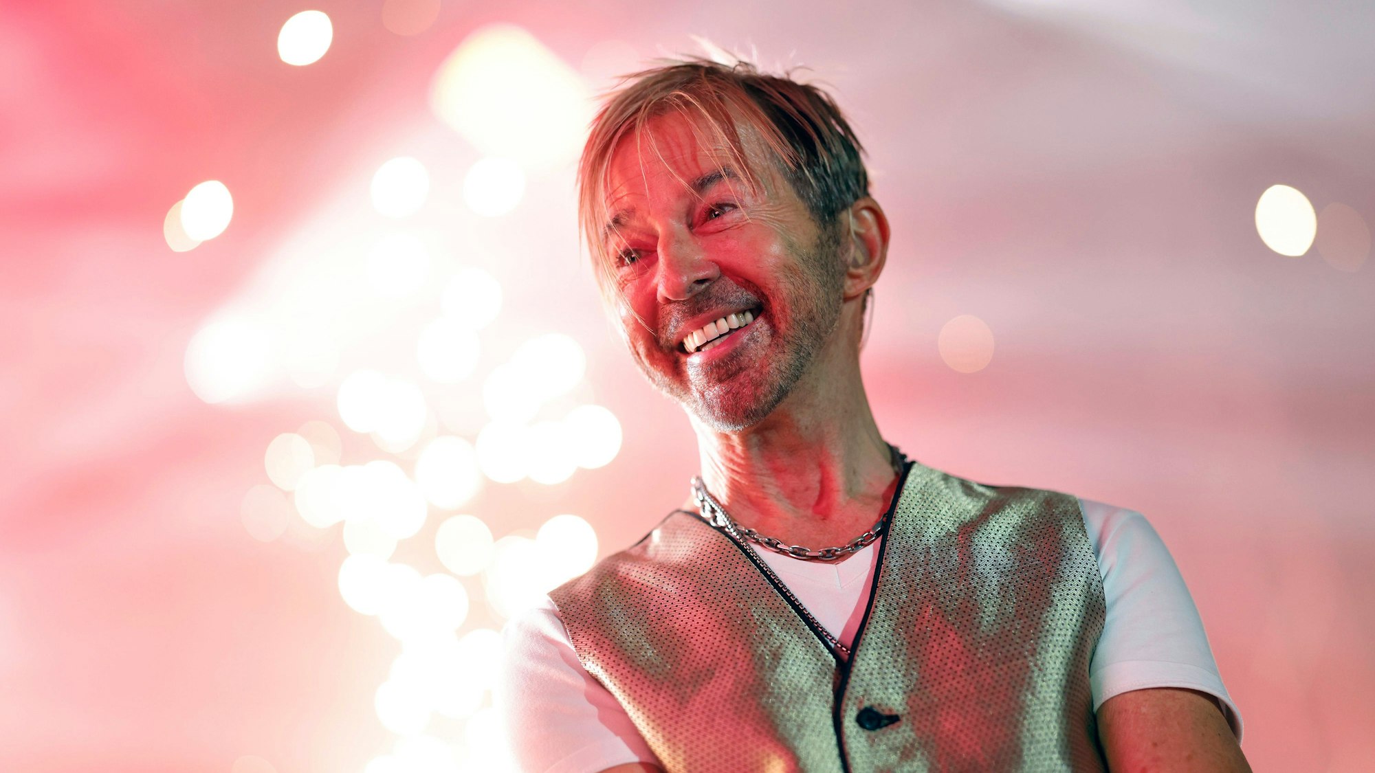 Limahl auf dem CSD-Straßenfest 2025 auf dem Kölner Heumarkt.