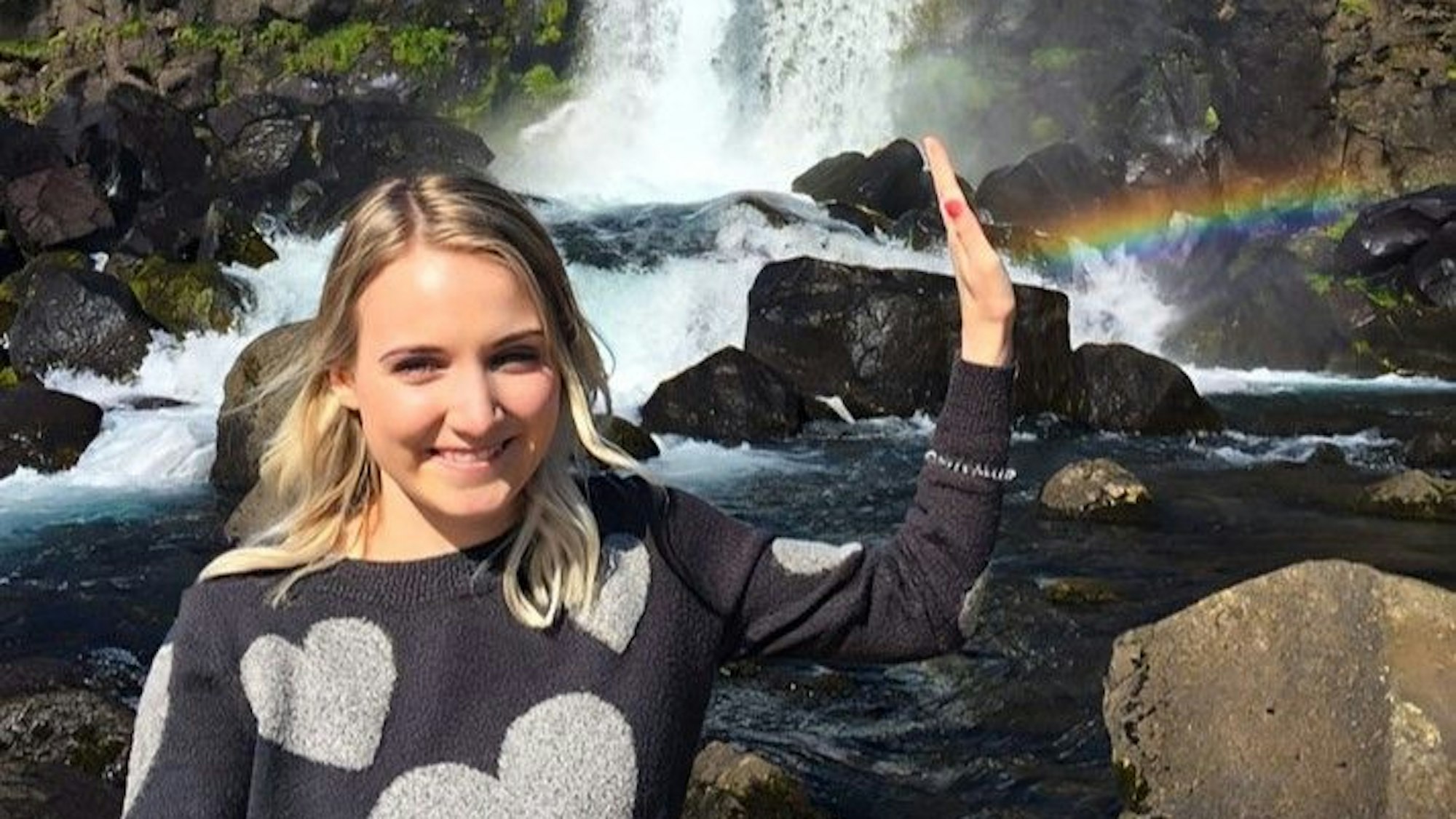 Die vermisste Scarlett Salice. Das Foto stammt von ihrer Wanderung, bei der sie schließlich spurlos verschwand.