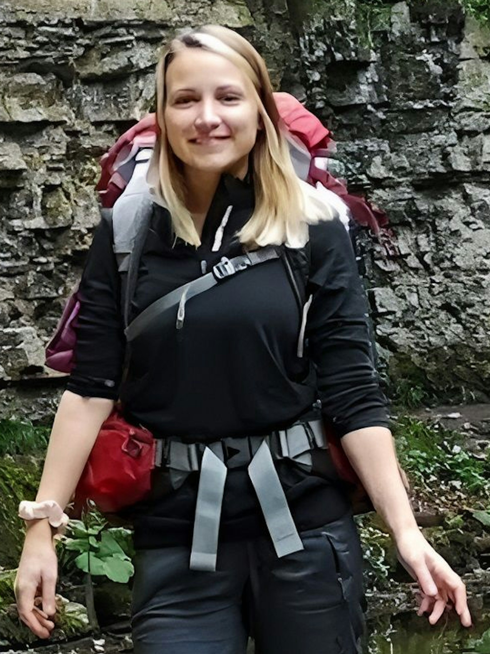 Scarlett Salice kurz vor ihrem Verschwinden. Die damals 26-Jährige war eine geübte und trainierte Wanderin.