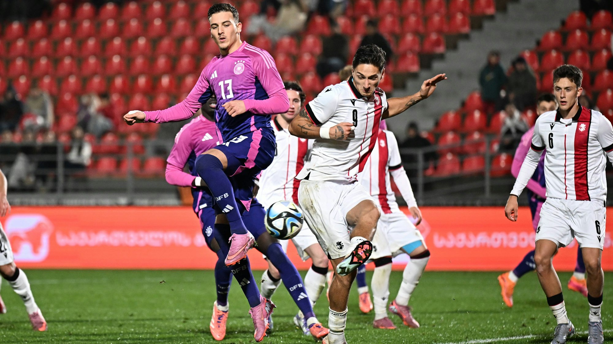 Said El Mala spielte nach seinem Kurzbesuch in Julian Nagelsmanns A-Elf am Dienstagabend in Tiflis gegen Georgien und bereitete ein Tor vor.