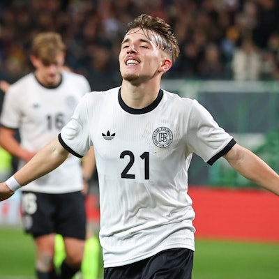 Bayern-Profi Lennart Karl überzeugte zuletzt auch bei der U21. (Archivfoto)