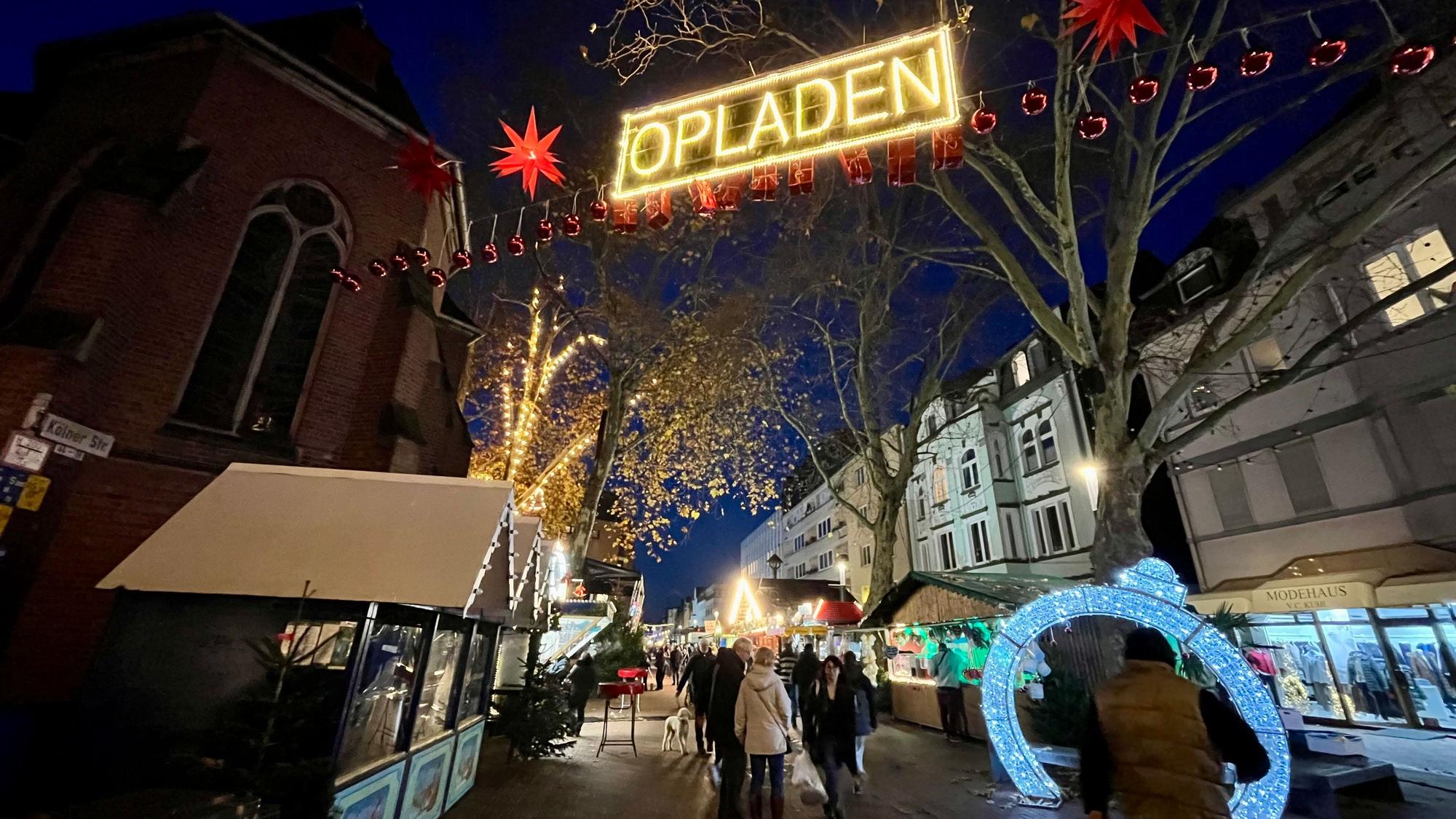 Der Weihnachtsmarkt in Opladen