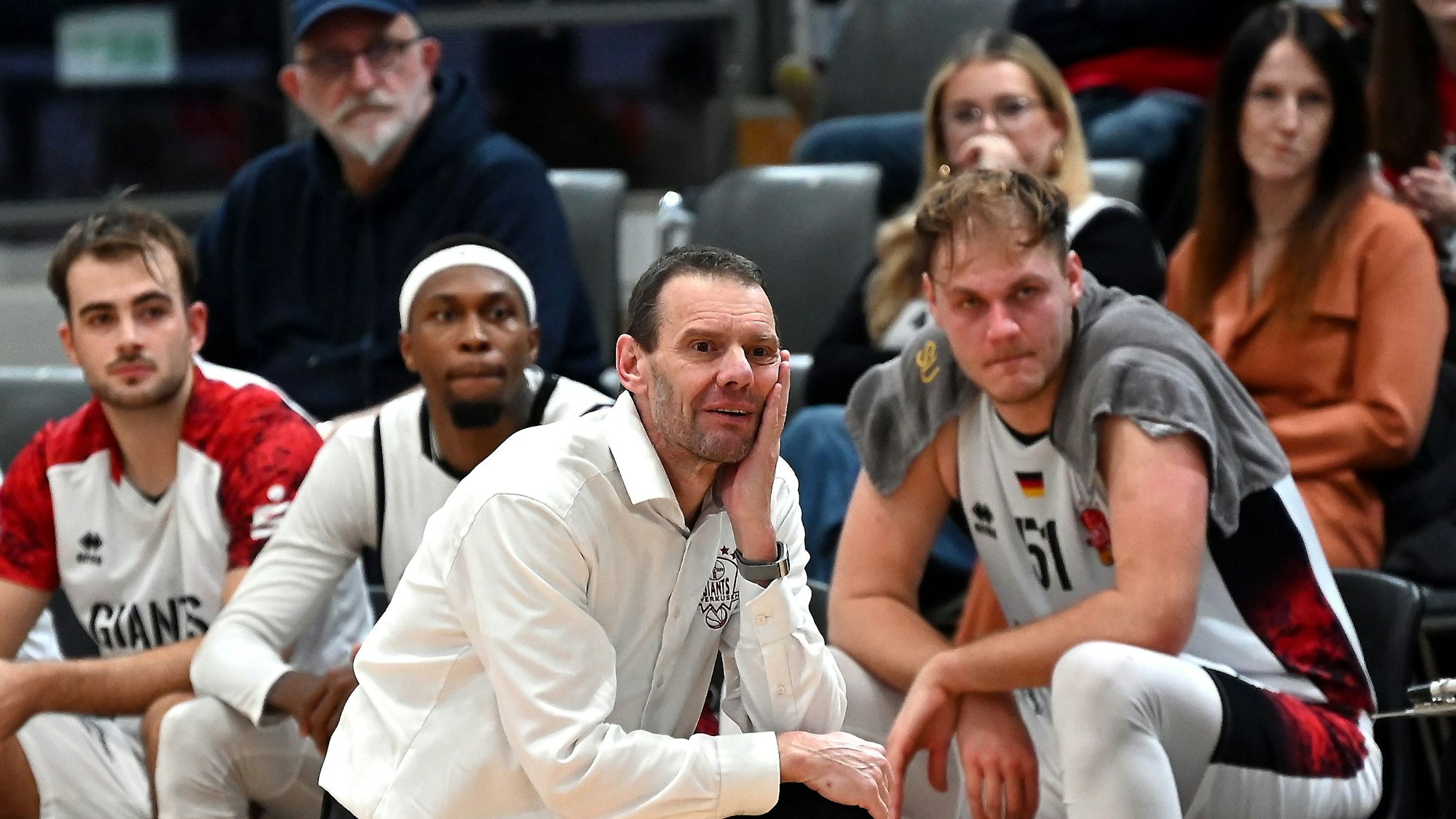 07.11.2025, Basketball-Bayer Giants-Göttingen
TR: Michael Koch (Bayer)
Foto: Uli Herhaus