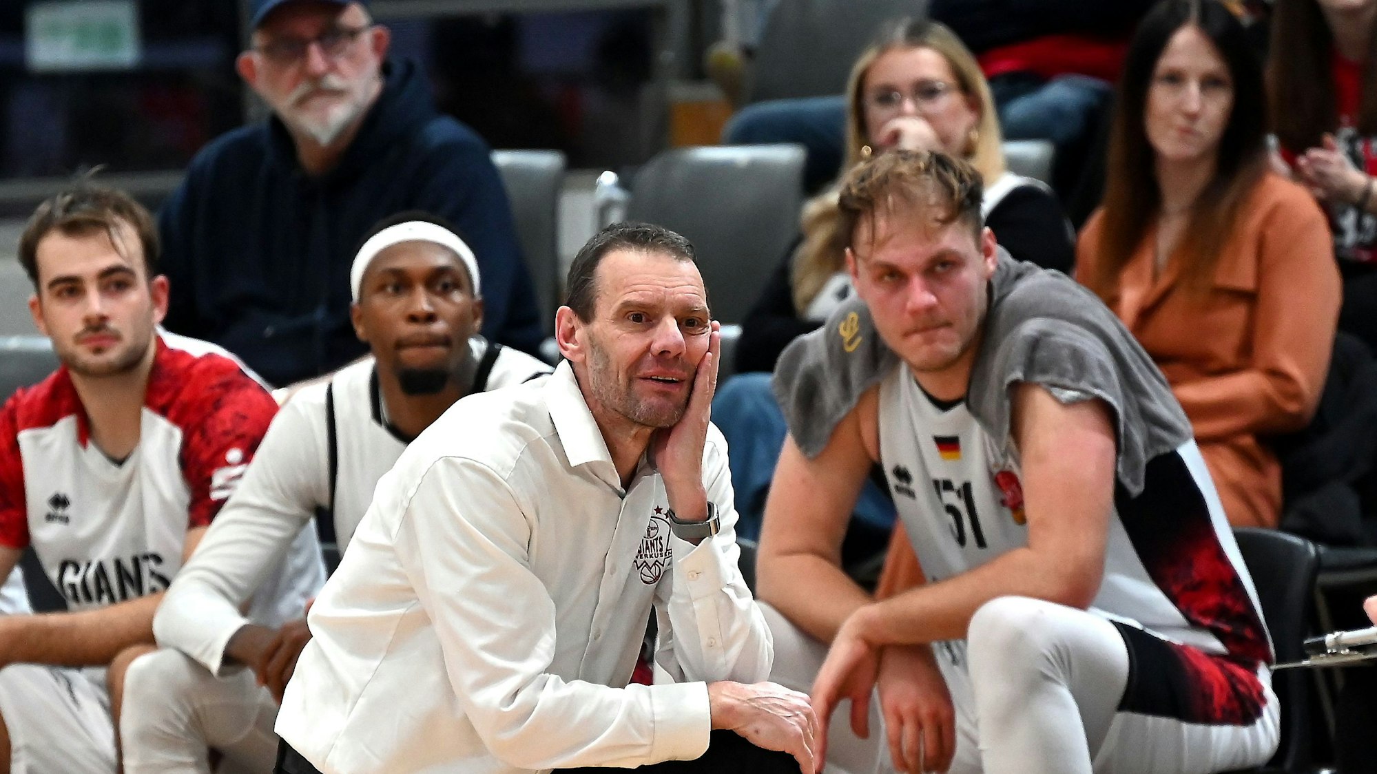 07.11.2025, Basketball-Bayer Giants-Göttingen
TR: Michael Koch (Bayer)
Foto: Uli Herhaus