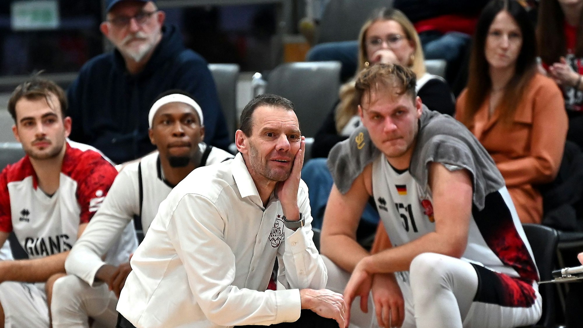 07.11.2025, Basketball-Bayer Giants-Göttingen
TR: Michael Koch (Bayer)
Foto: Uli Herhaus