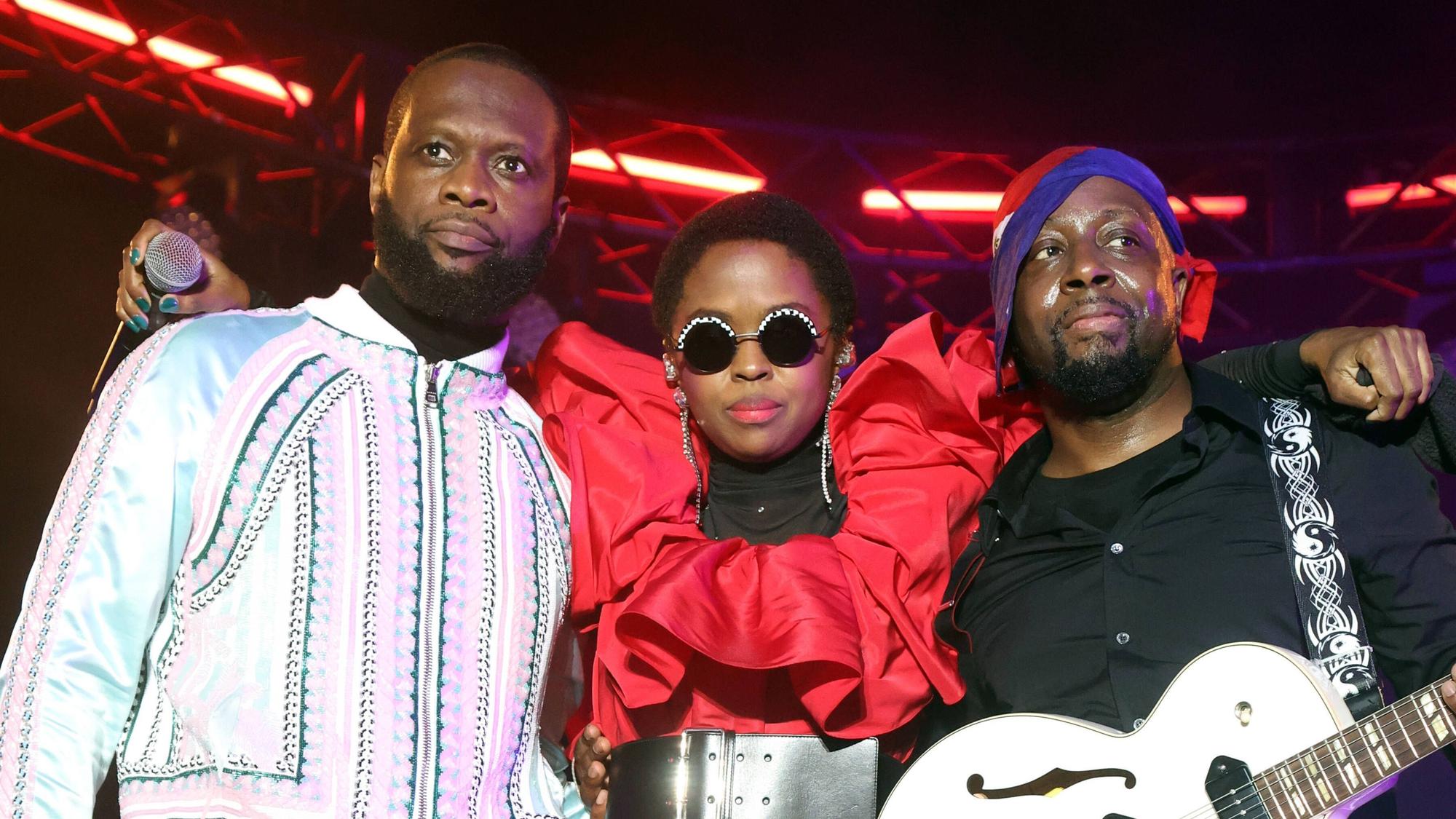 Die Fugees um Pras Michel, Lauryn Hill und Wyclef Jean (r.)