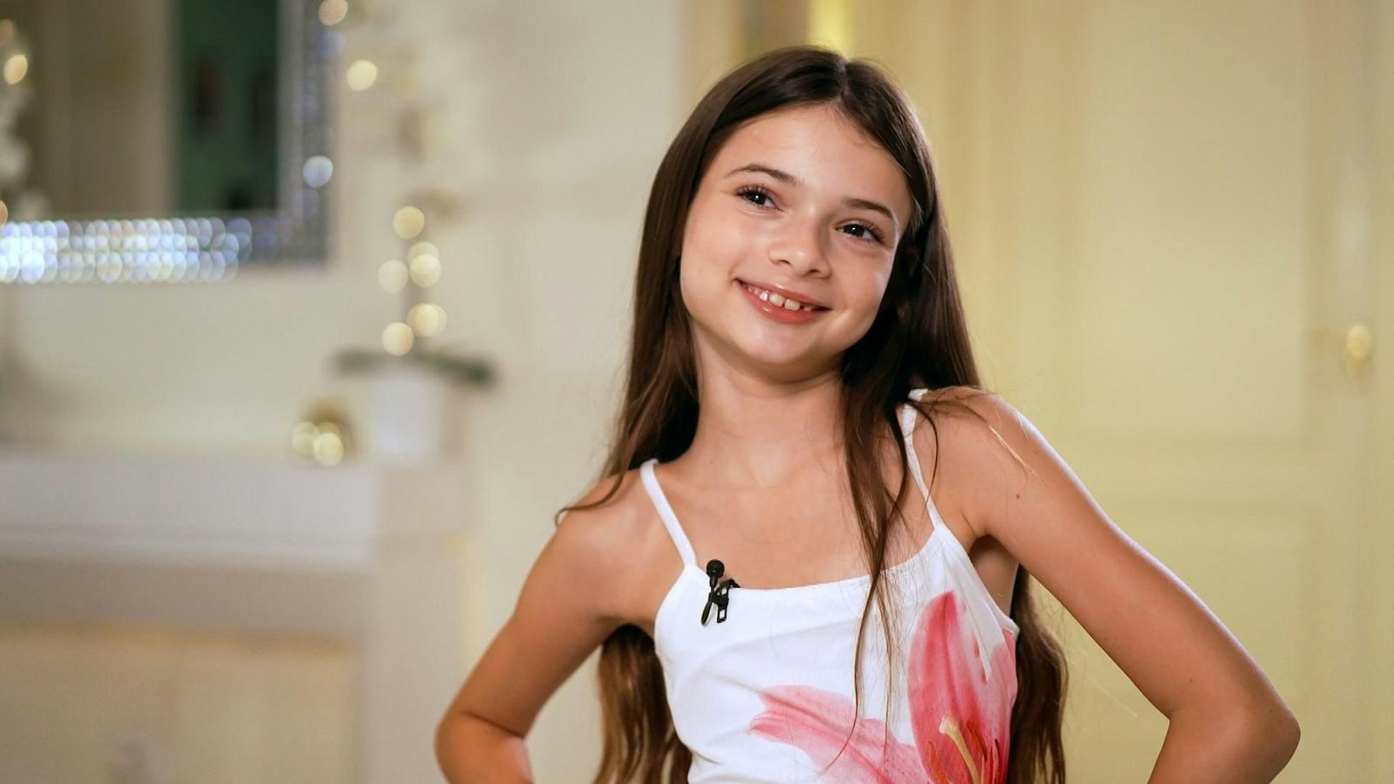 Daniela Katzenbergers Tochter Sophia träumt davon, Model zu werden. (Bild: RTL)