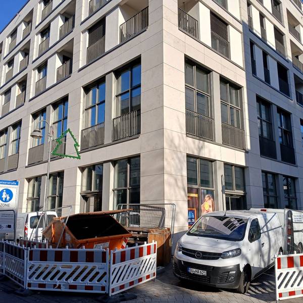 Baustelle für die neue C&A-Filale im Kaiser-Carré