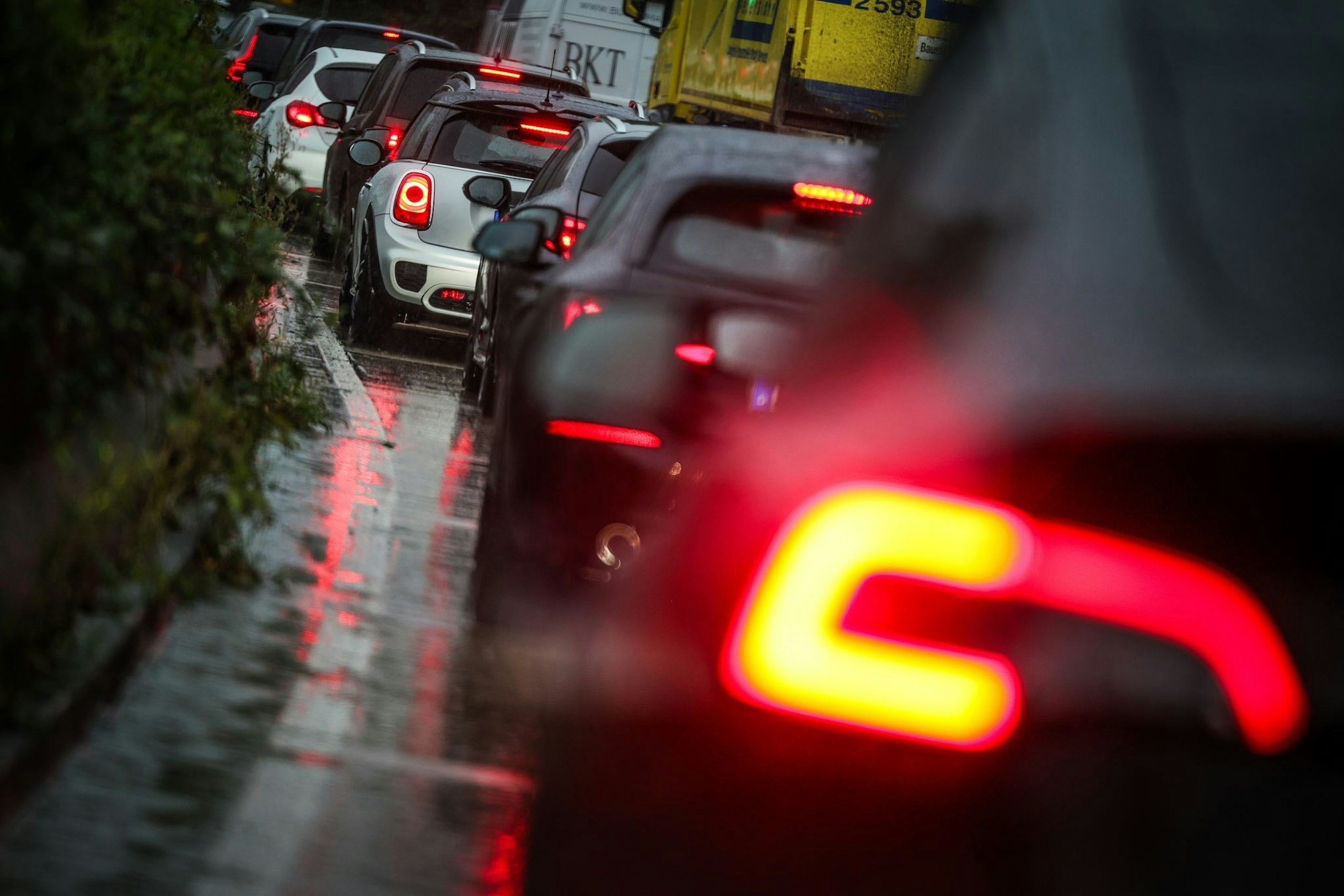 Polizei warnt vor Staus in Düsseldorf. (Symbolfoto)