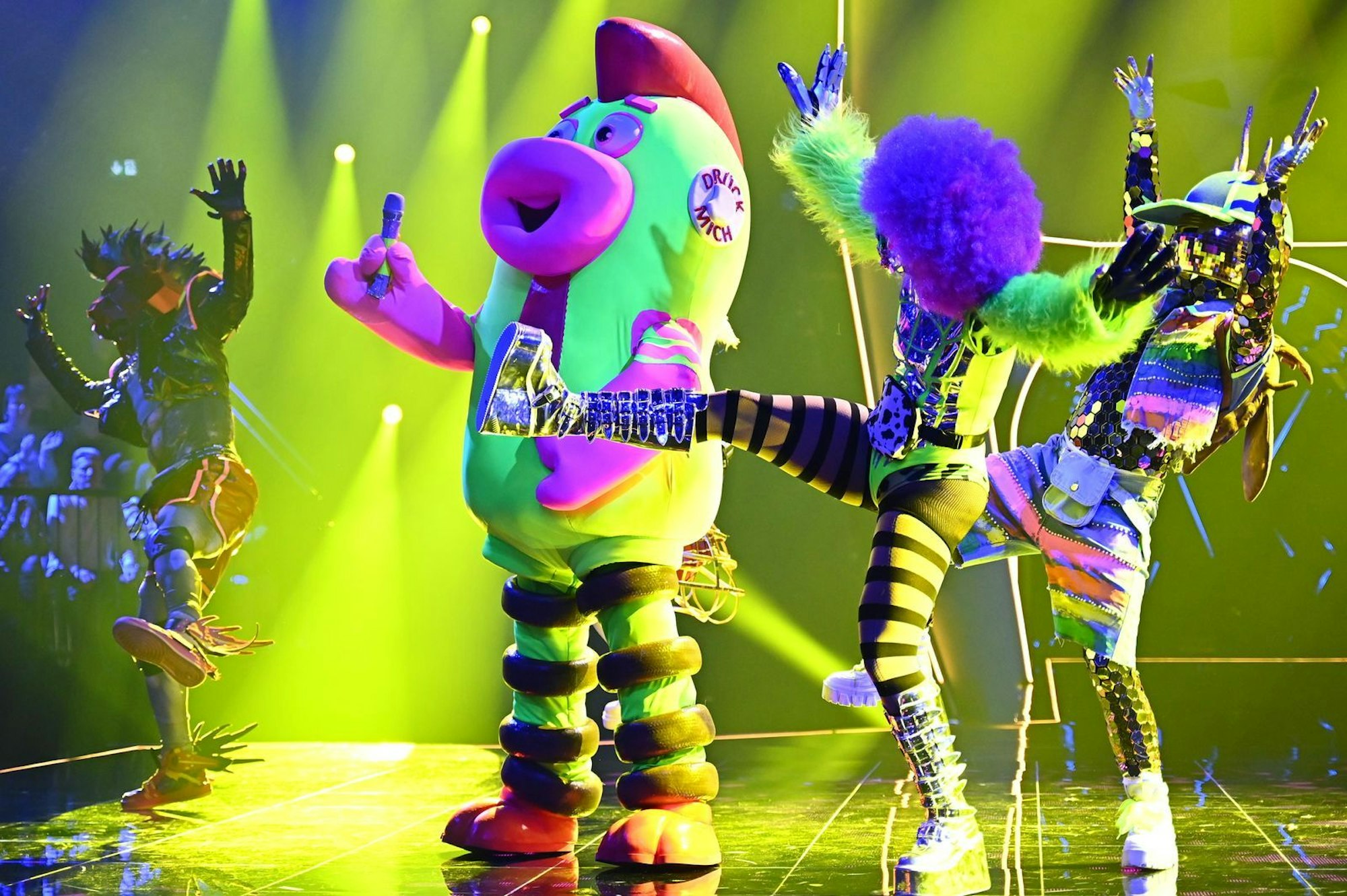 Bei seinem letzten Auftritt präsentierte Quietsch „Le Freac“ von Chic. (Bild: Joyn/Julia Feldhagen)